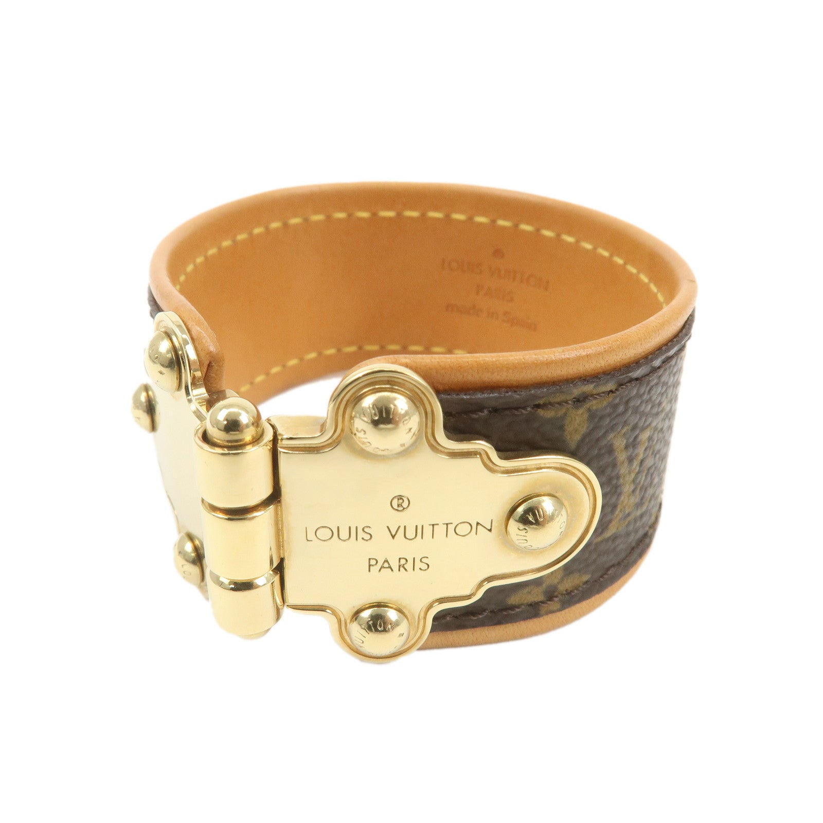 Louis-Vuitton-Monogram-Bracelet-Save-It-M6611E