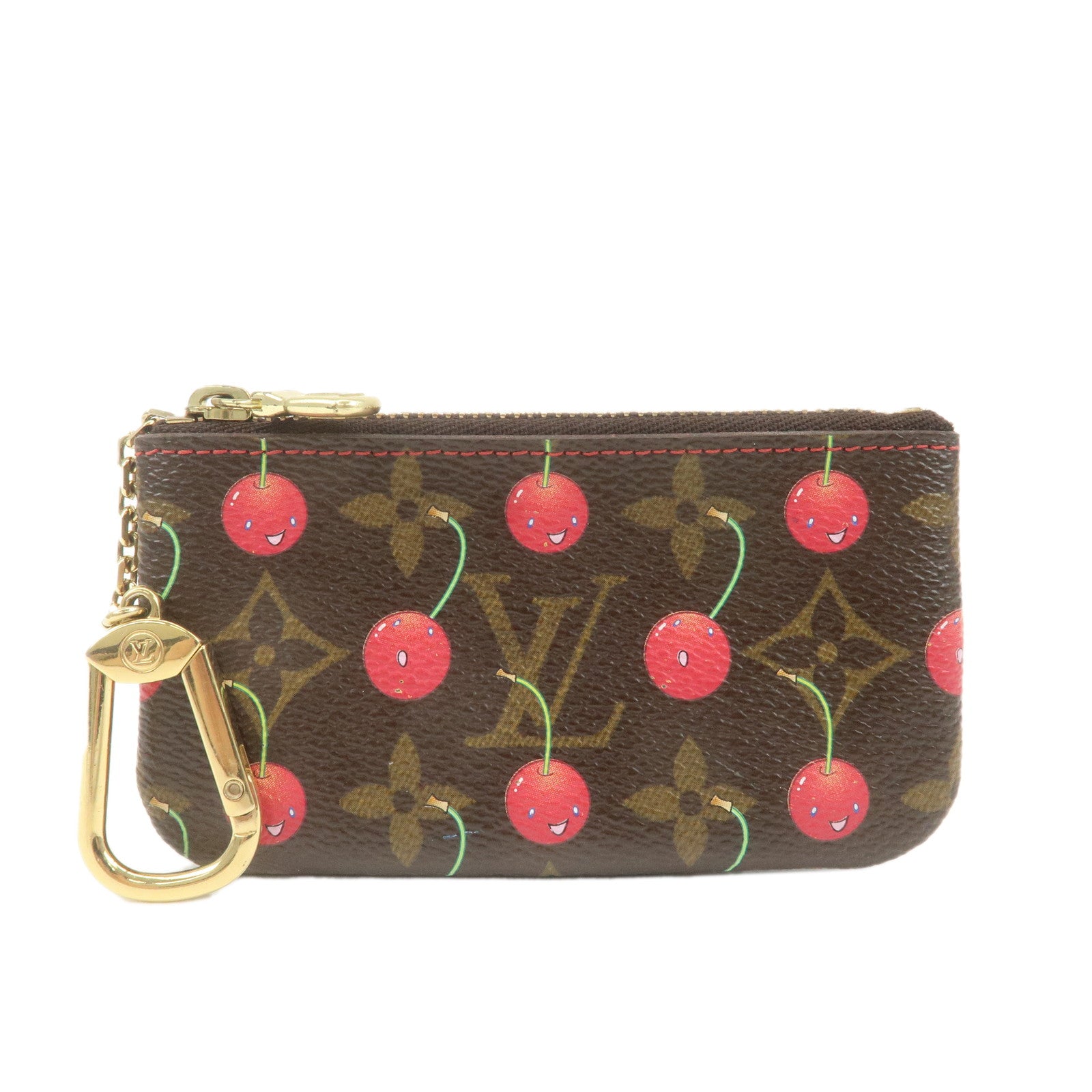 Louis-Vuitton-Murakami-Cherry-Pochette-Cles-Coin-Case-M95042