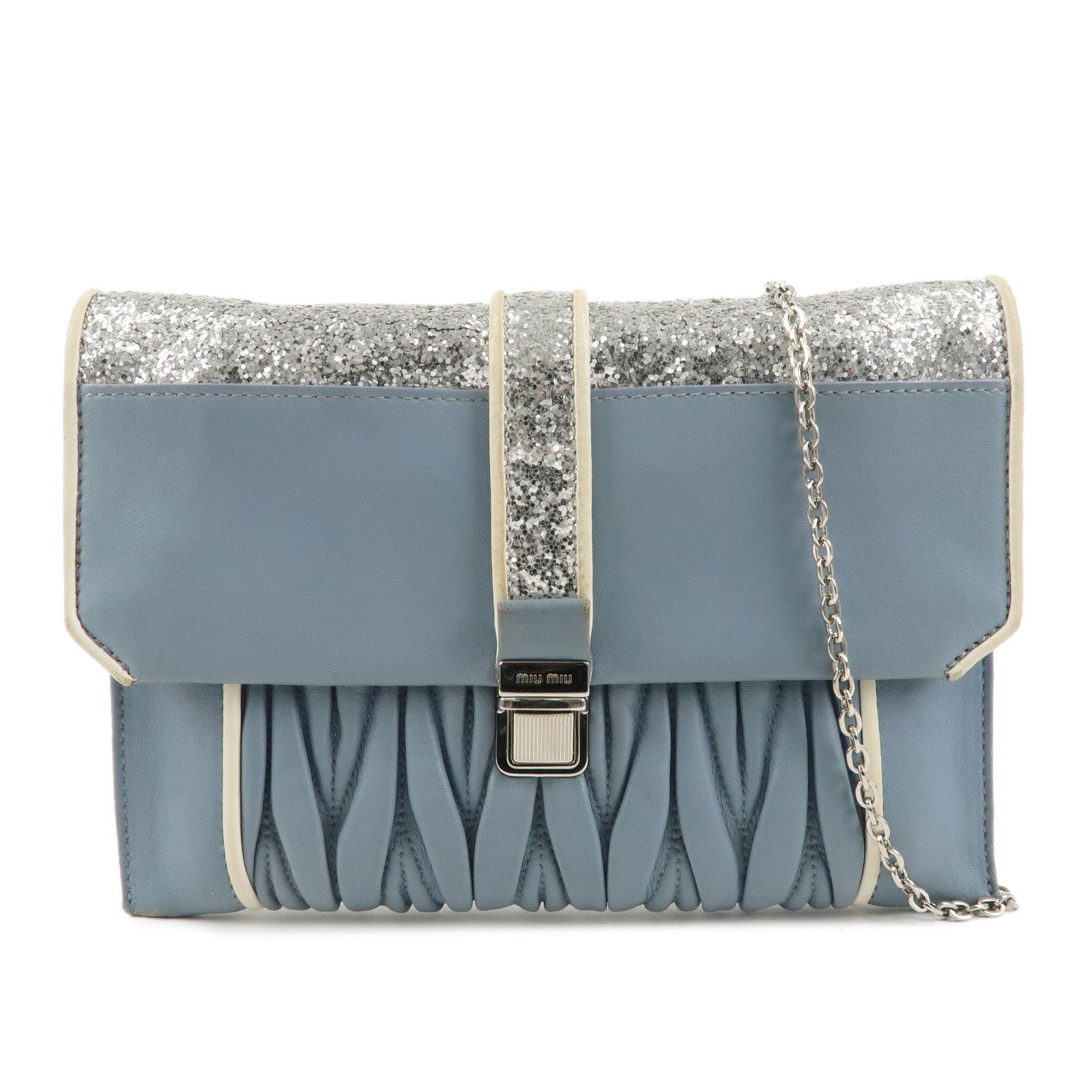 MIU-MIU-Matelasse-Leather-Sequin-Chain-Shoulder-Bag-5NF001