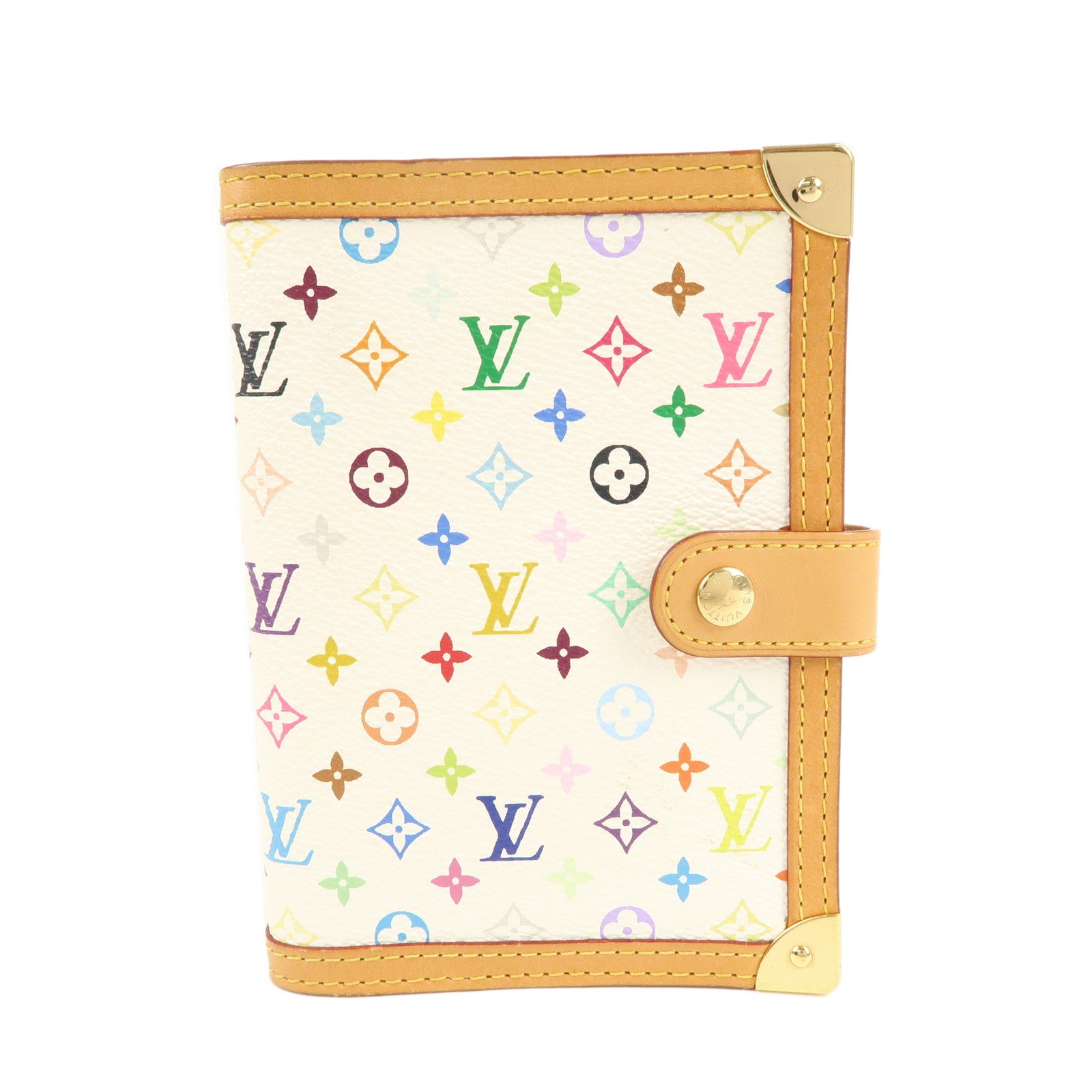 Louis Vuitton Monogram Multi Color Agenda PM Planner Cover R20896