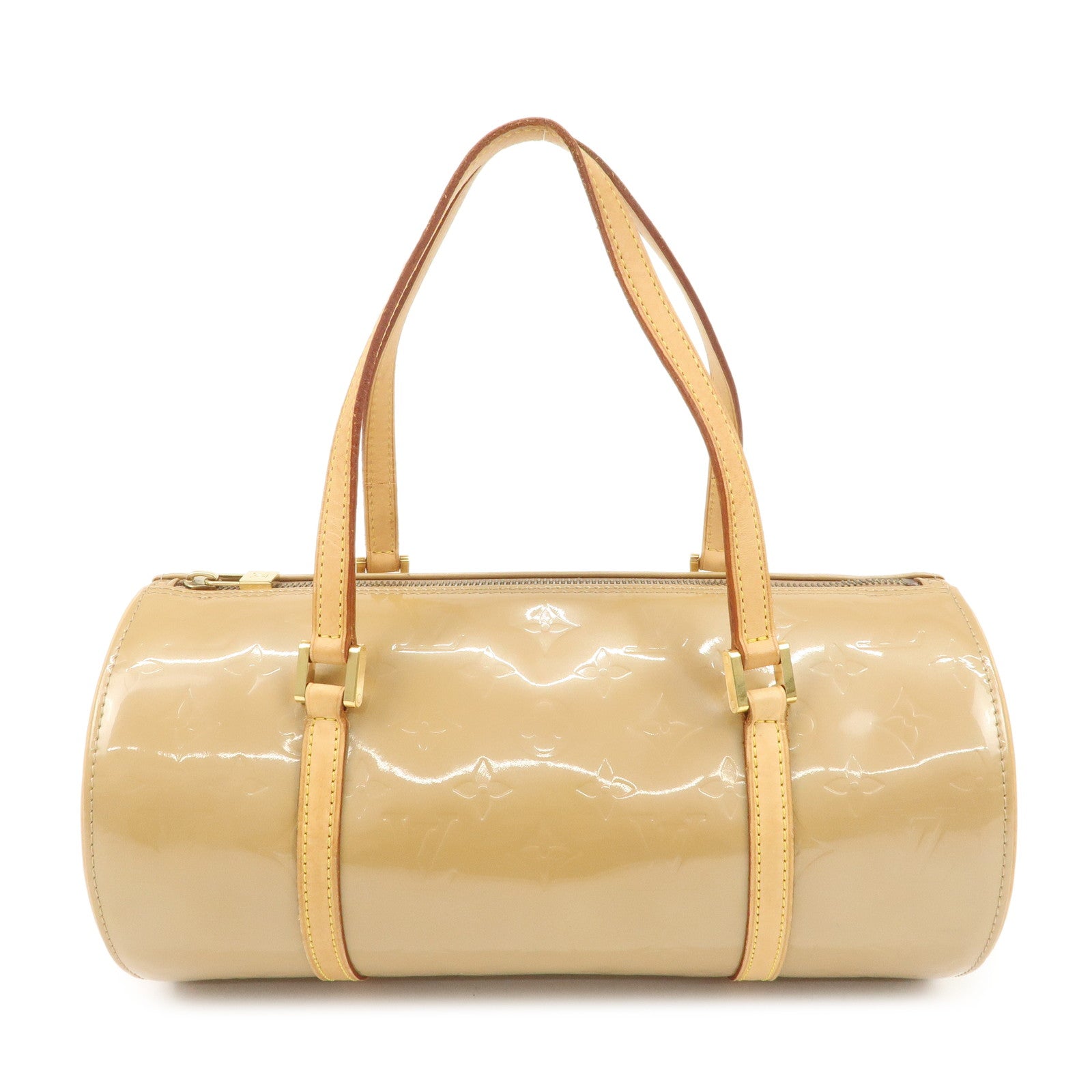 Louis-Vuitton-Monogram-Vernis-Bedford-Hand-Bag-Beige-M91329