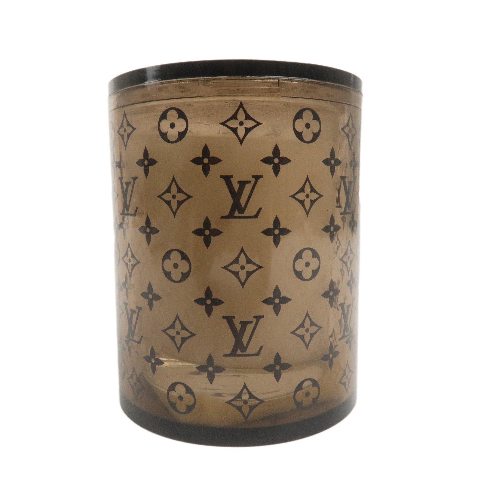 Louis-Vuitton-Monogram-BOUGIE-PARFUMEE-Aroma-Candle-Brown