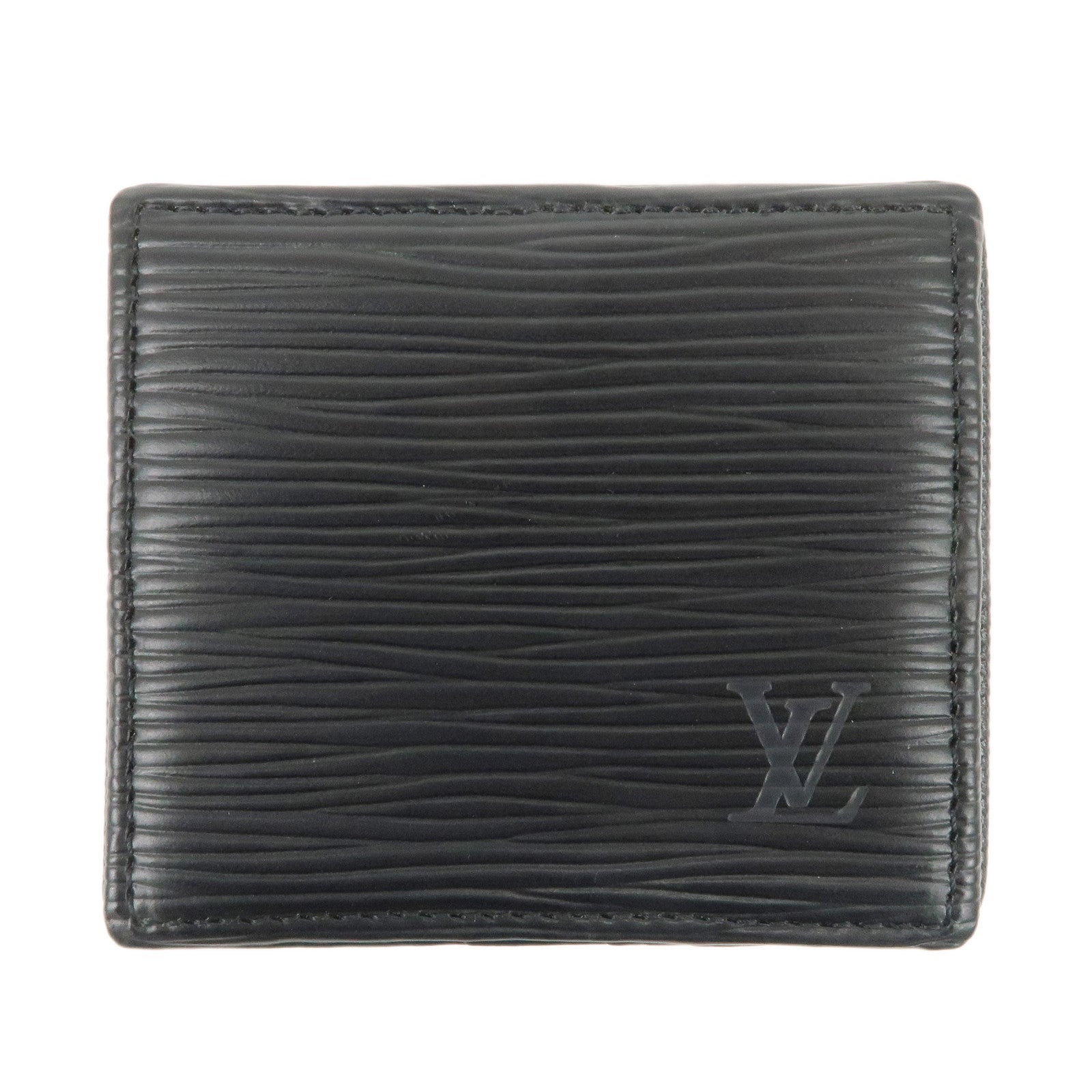 Louis-Vuitton-Epi-Porte-Monnaie-Bowatt-Coin-Case-Noir-Black-M63692