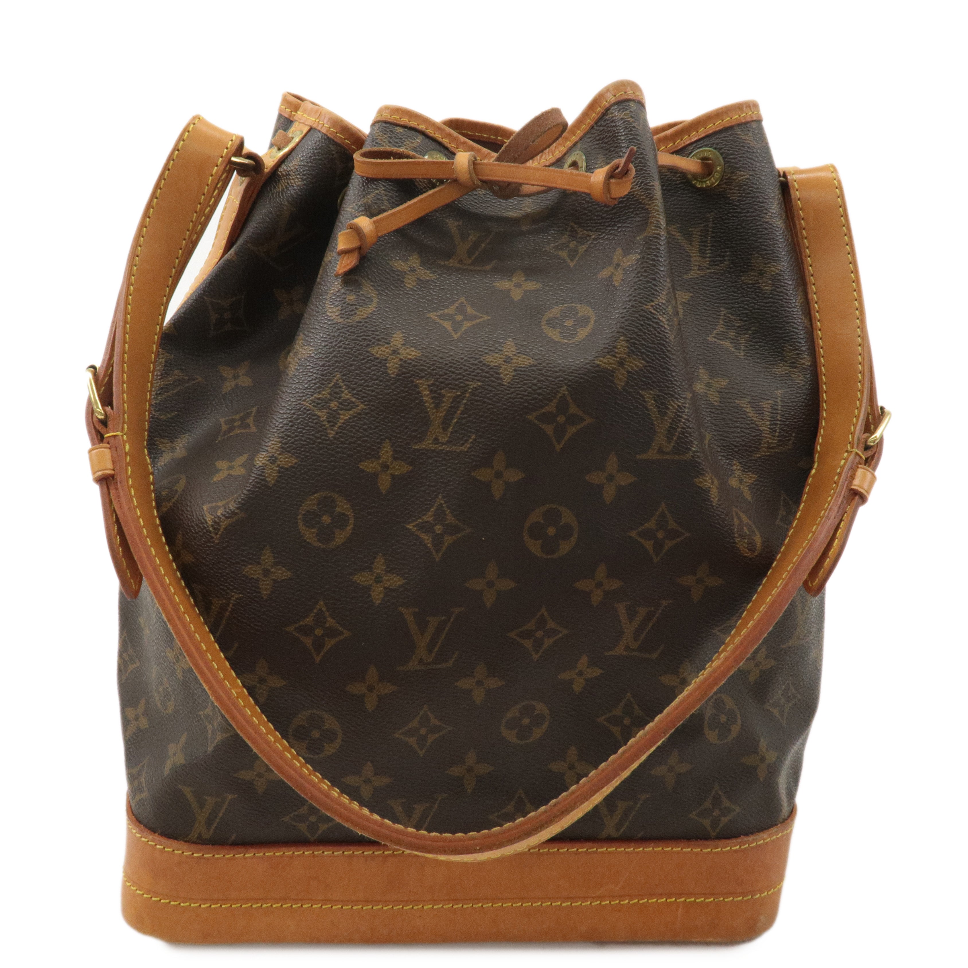 Louis Vuitton Monogram Noe Shoulder Bag Hand Bag Brown M42224