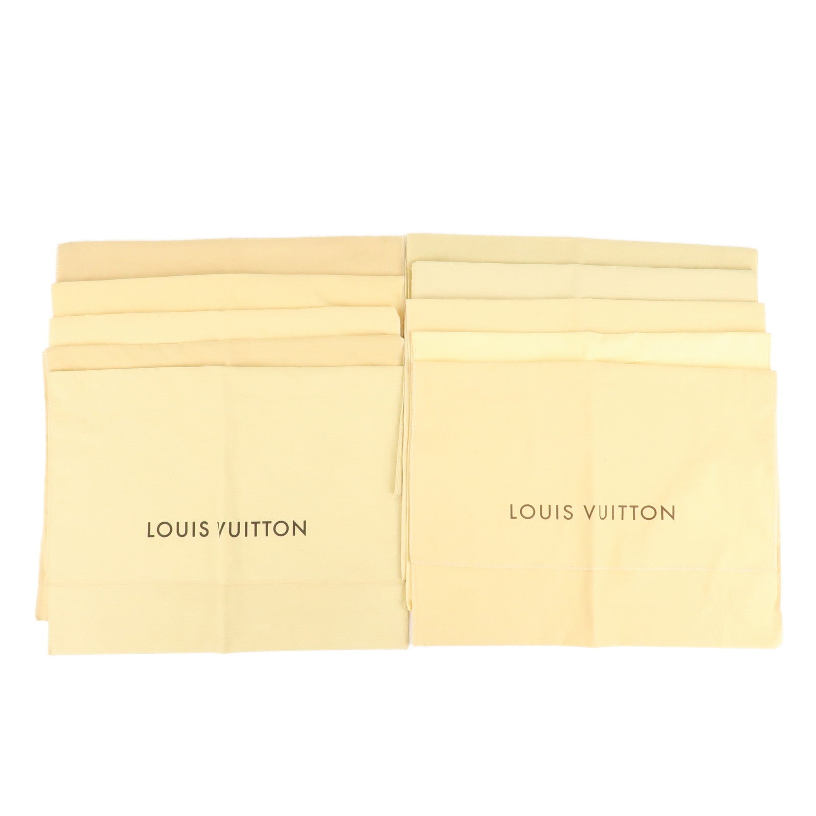 Louis-Vuitton-Set-Of-10-Dust-Bag-Flap-Style-Beige