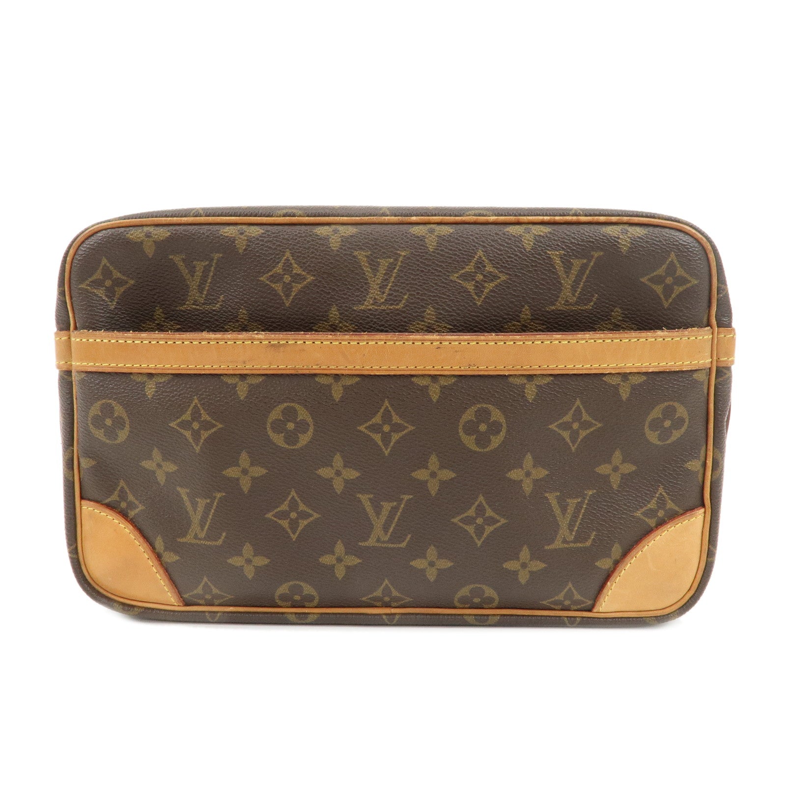 Louis Vuitton Monogram Compiegne 28 Pouch Clutch Bag M51845