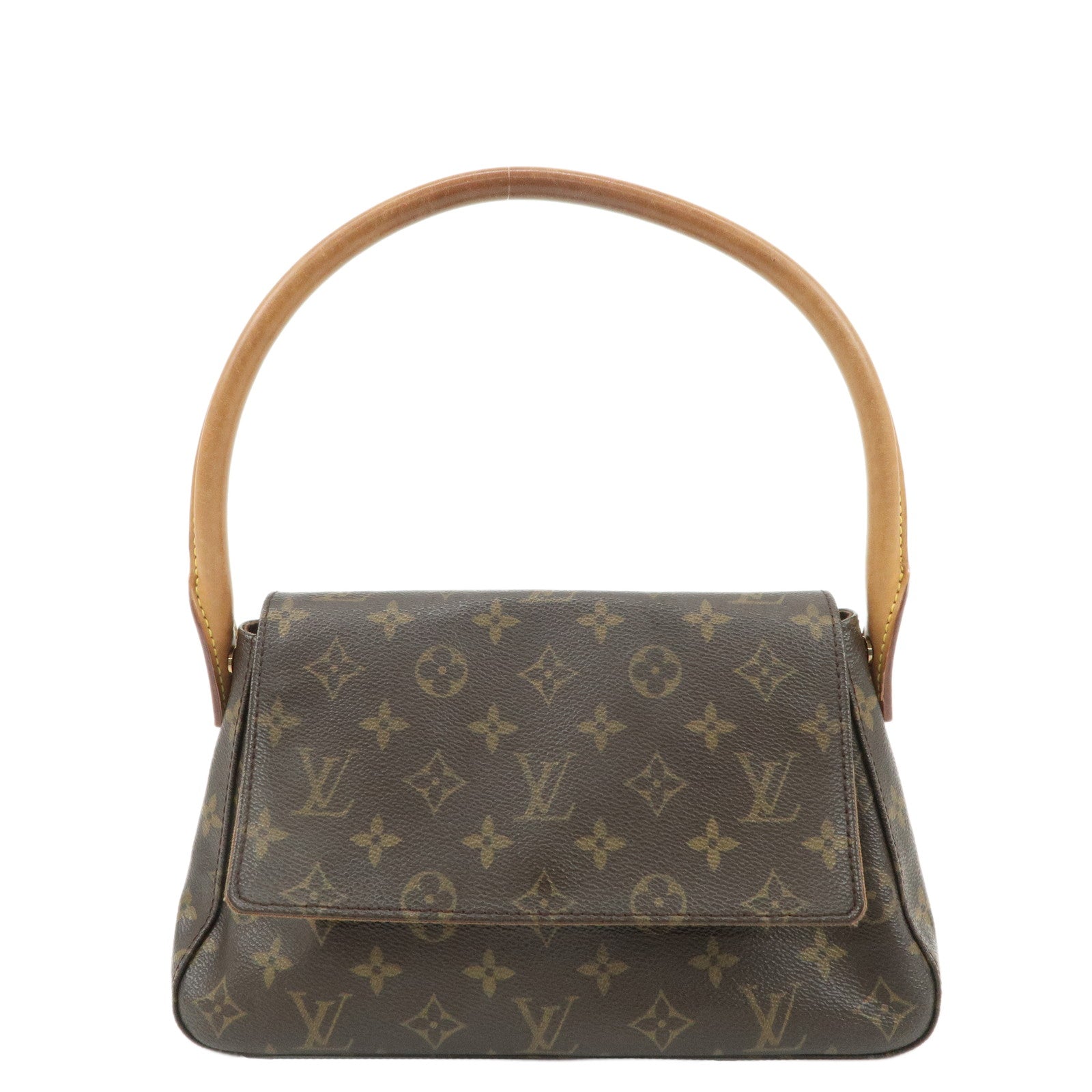 Louis-Vuitton-Monogram-Mini-Looping-Shoulder-Bag-Hand-Bag-M51147