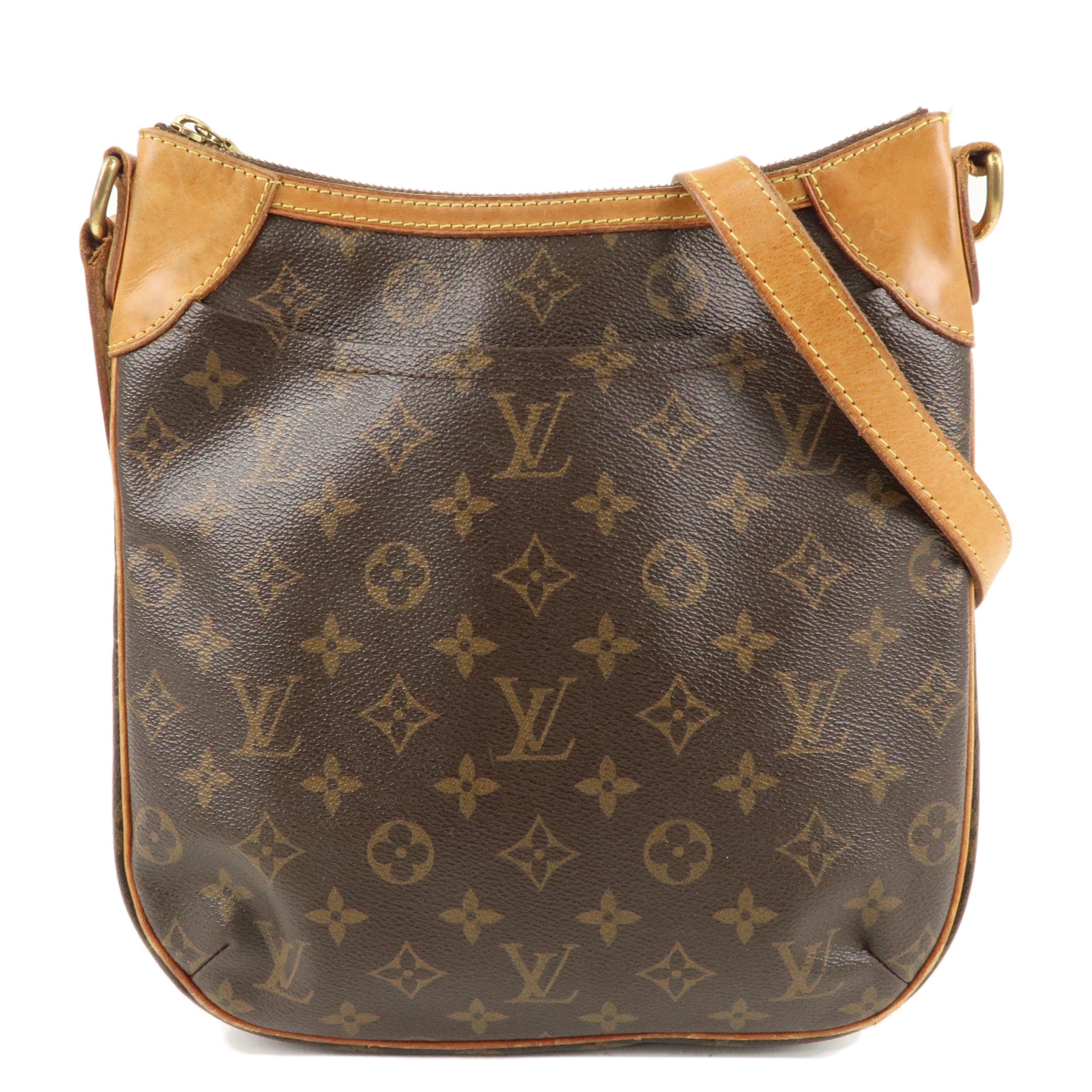 Louis Vuitton Monogram Odeon PM Shoulder Bag Brown M56390