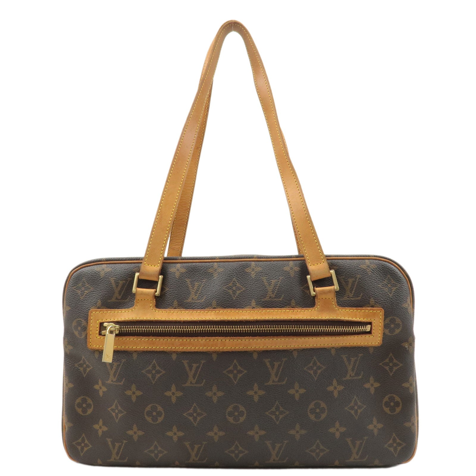 Louis Vuitton Monogram Cite GM Boston Hand Bag Brown M51181