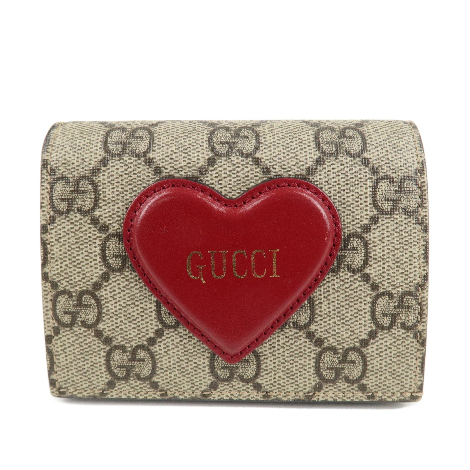 GUCCI-GG-Supreme-Leather-Heart-Motif-Bi-fold-Wallet-648848