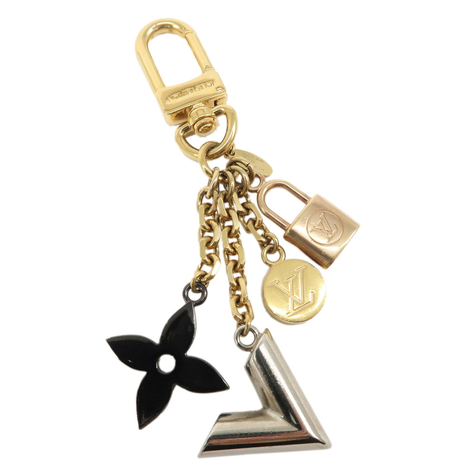 Louis-Vuitton-Kaleido-LV-bag-Charm-Gold-M67377