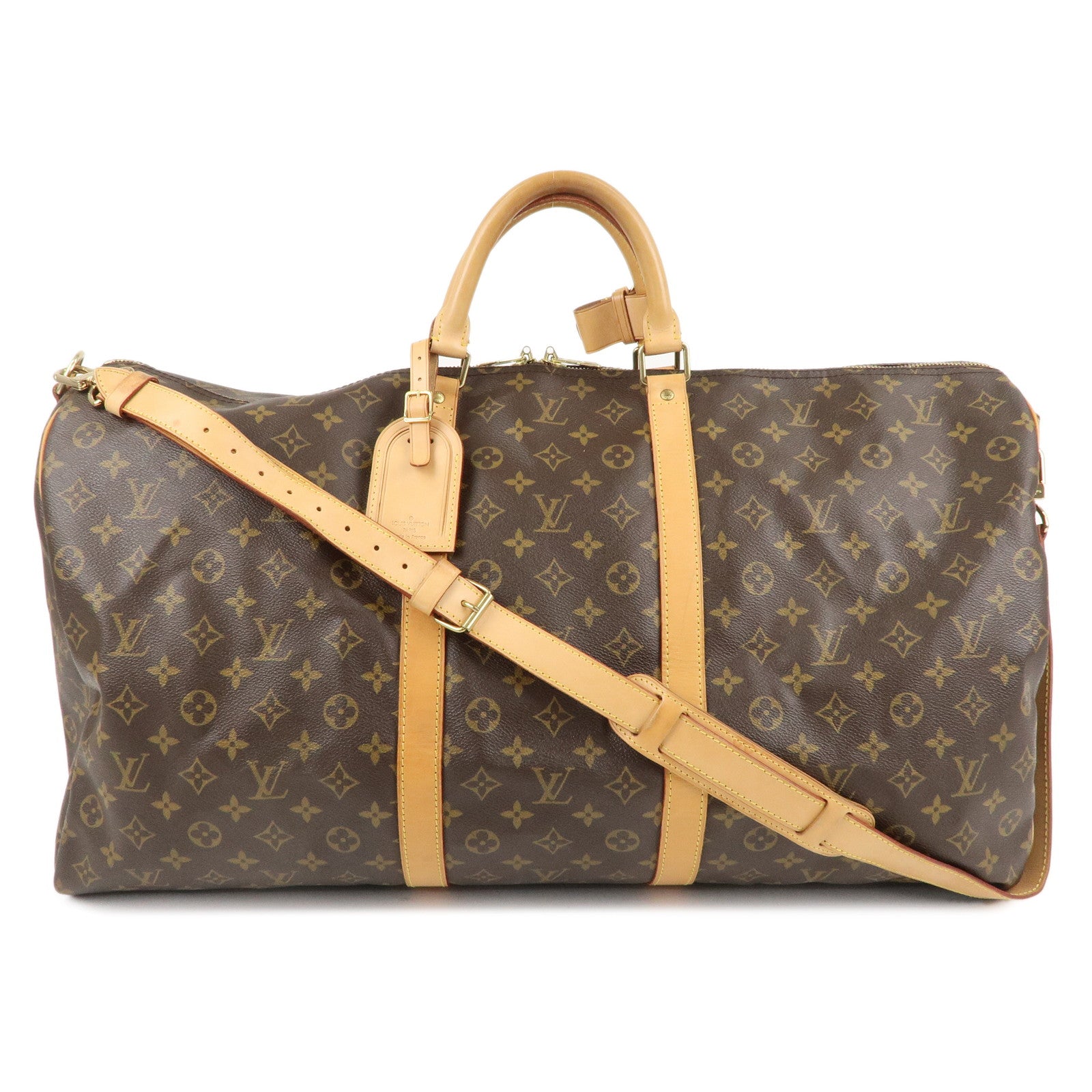 Louis Vuitton Monogram Keep All Bandouliere 60 Bag M41414