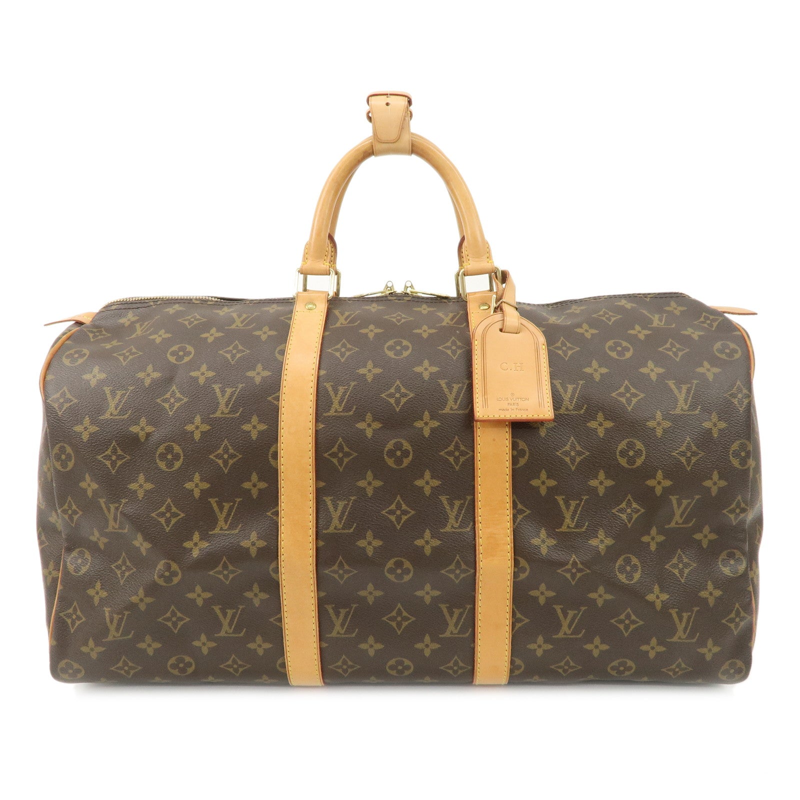 Louis-Vuitton-Monogram-Keep-All-50-Bag-Boston-Bag-M41426