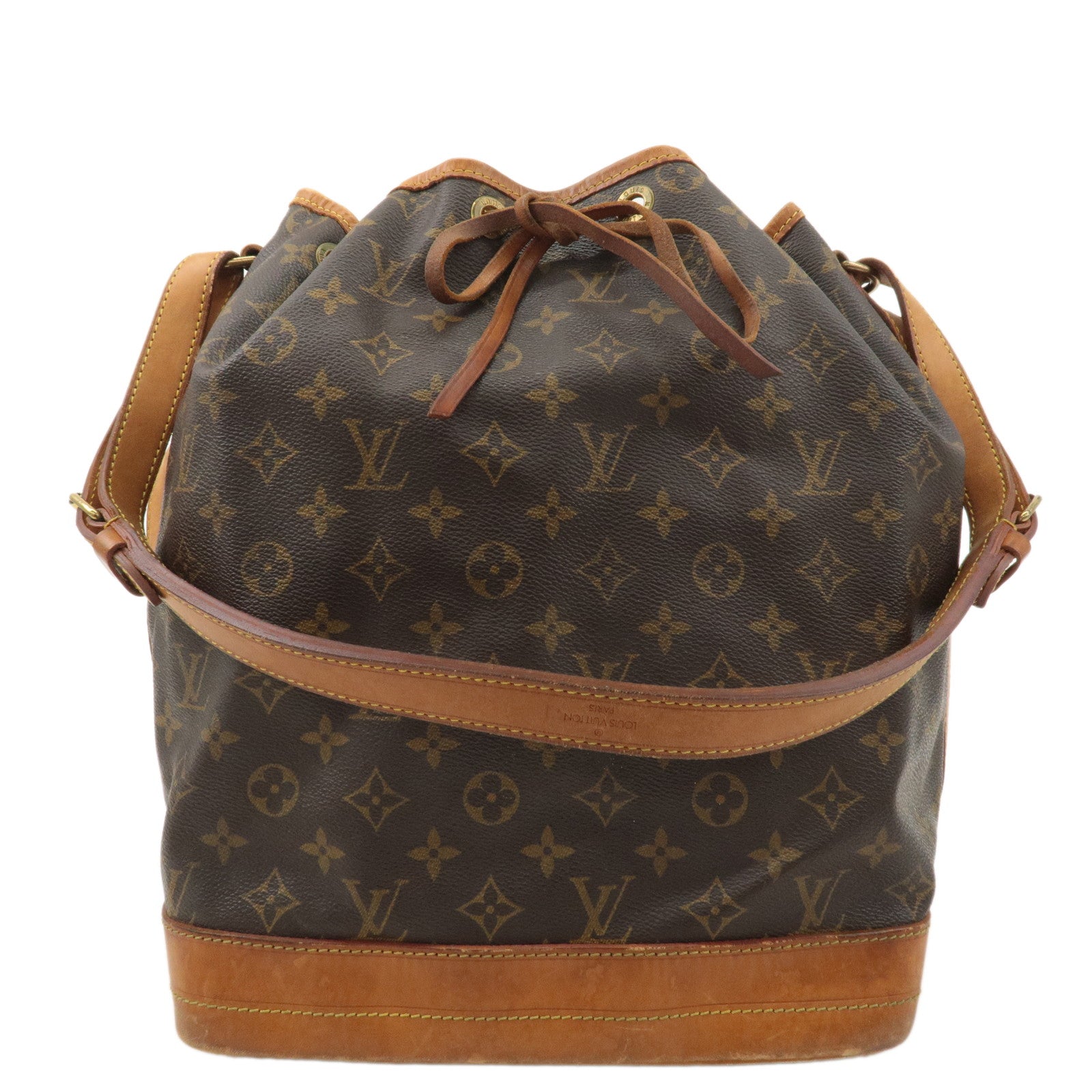 Louis-Vuitton-Monogram-Noe-Shoulder-Bag-Hand-Bag-Brown-M42224