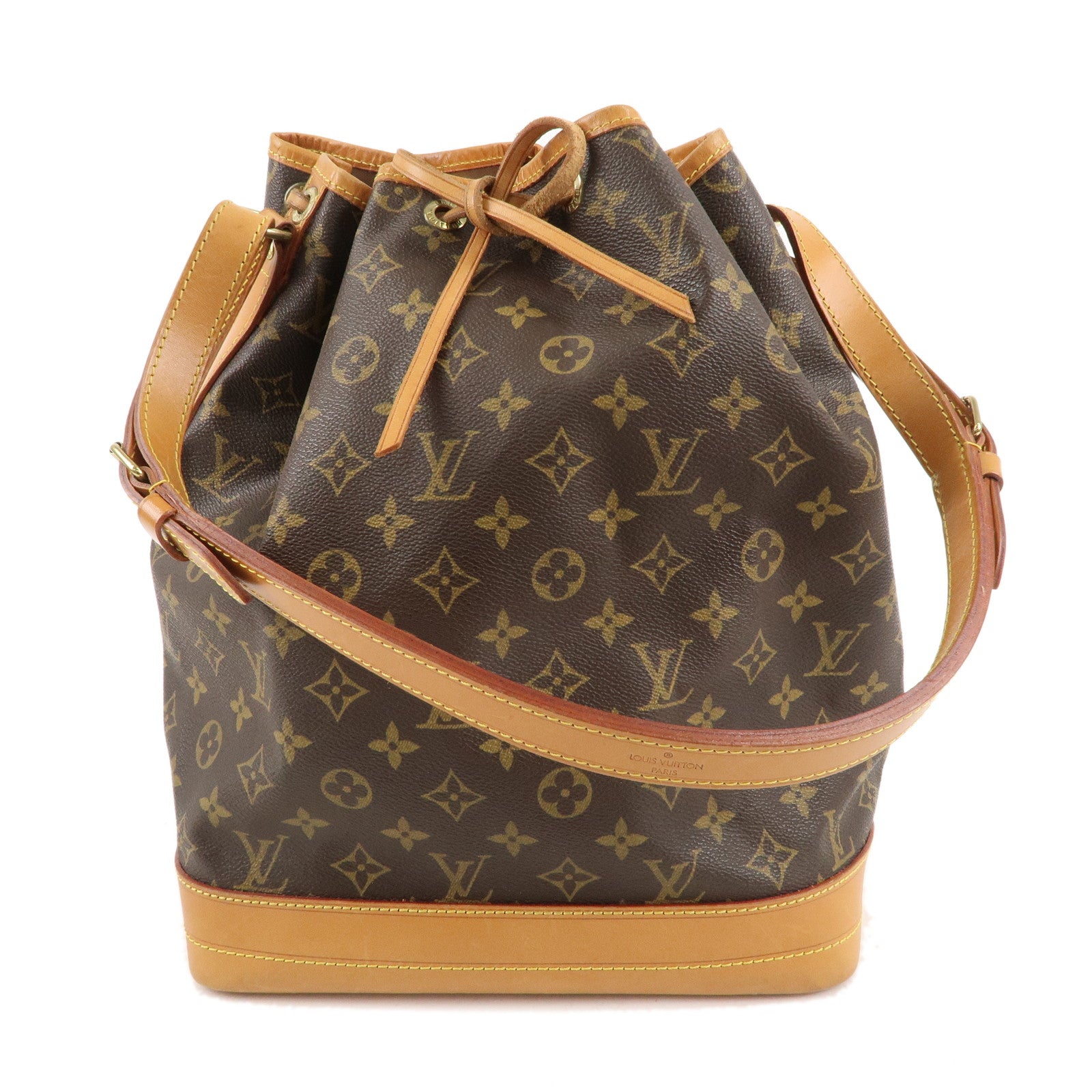 Louis Vuitton Monogram Noe Shoulder Bag Hand Bag Brown M42224