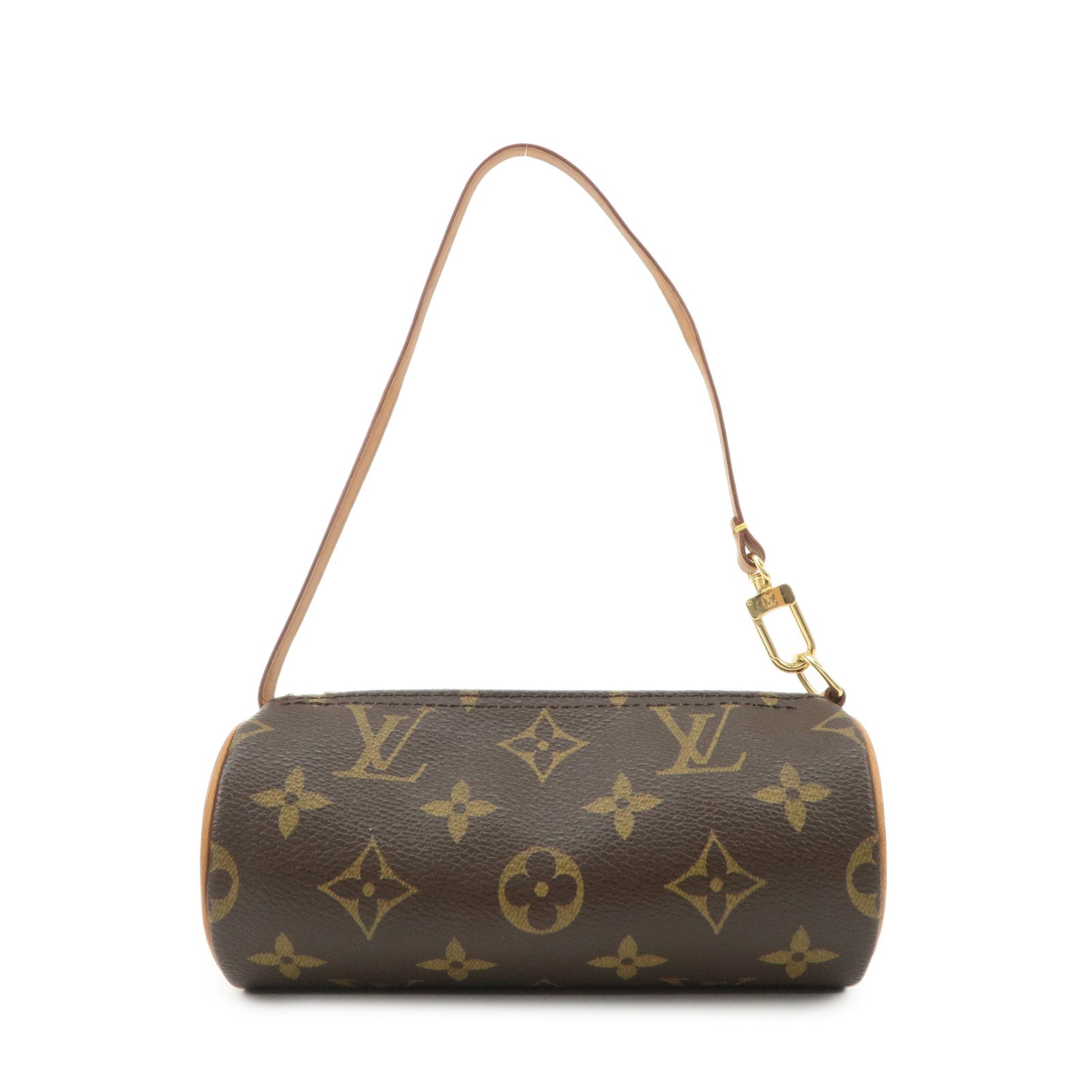 Louis-Vuitton-Monogram-Mini-Pouch-for-Papillon-Bag-New-Style-Brown