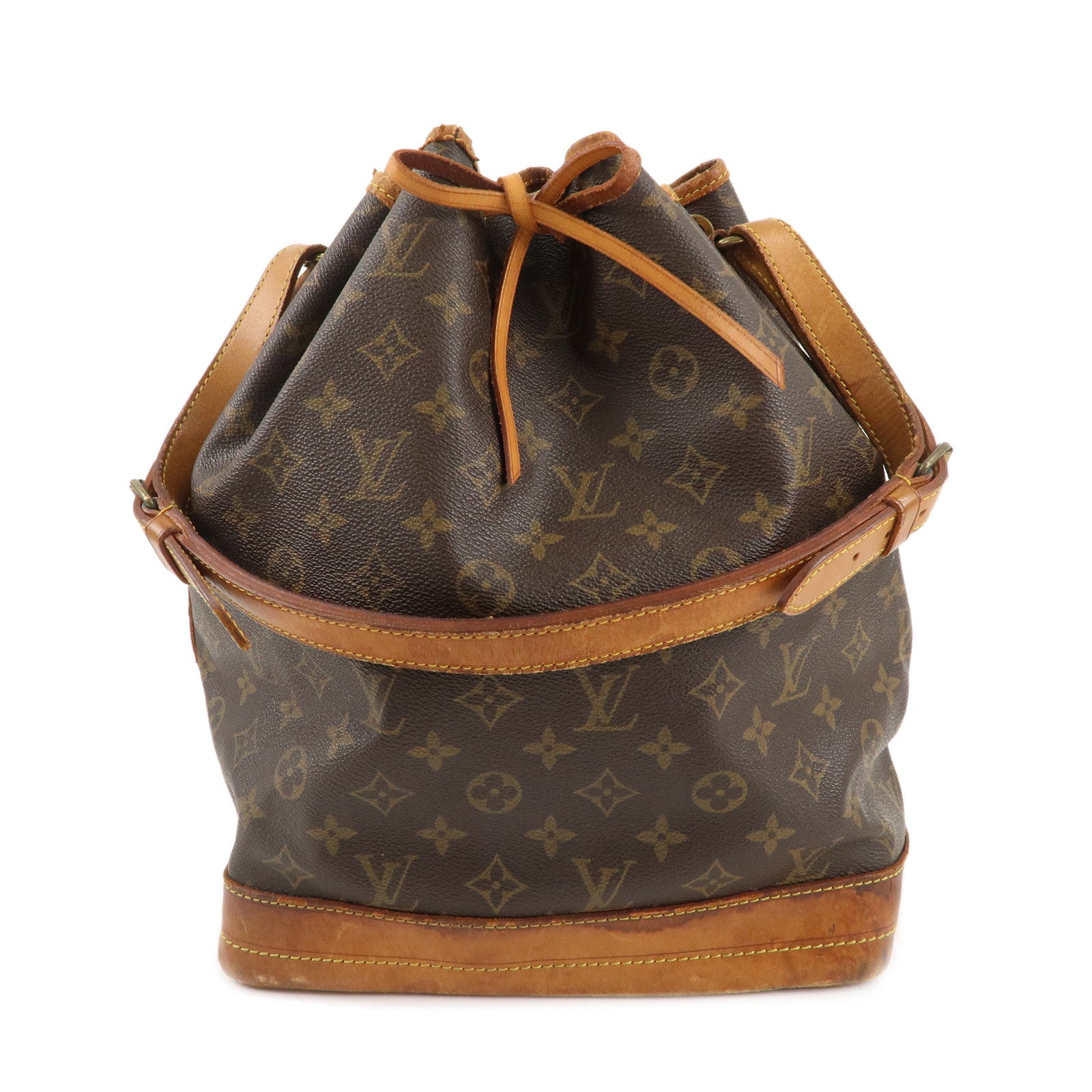 Louis Vuitton Monogram Noe Shoulder Bag Hand Bag Brown M42224