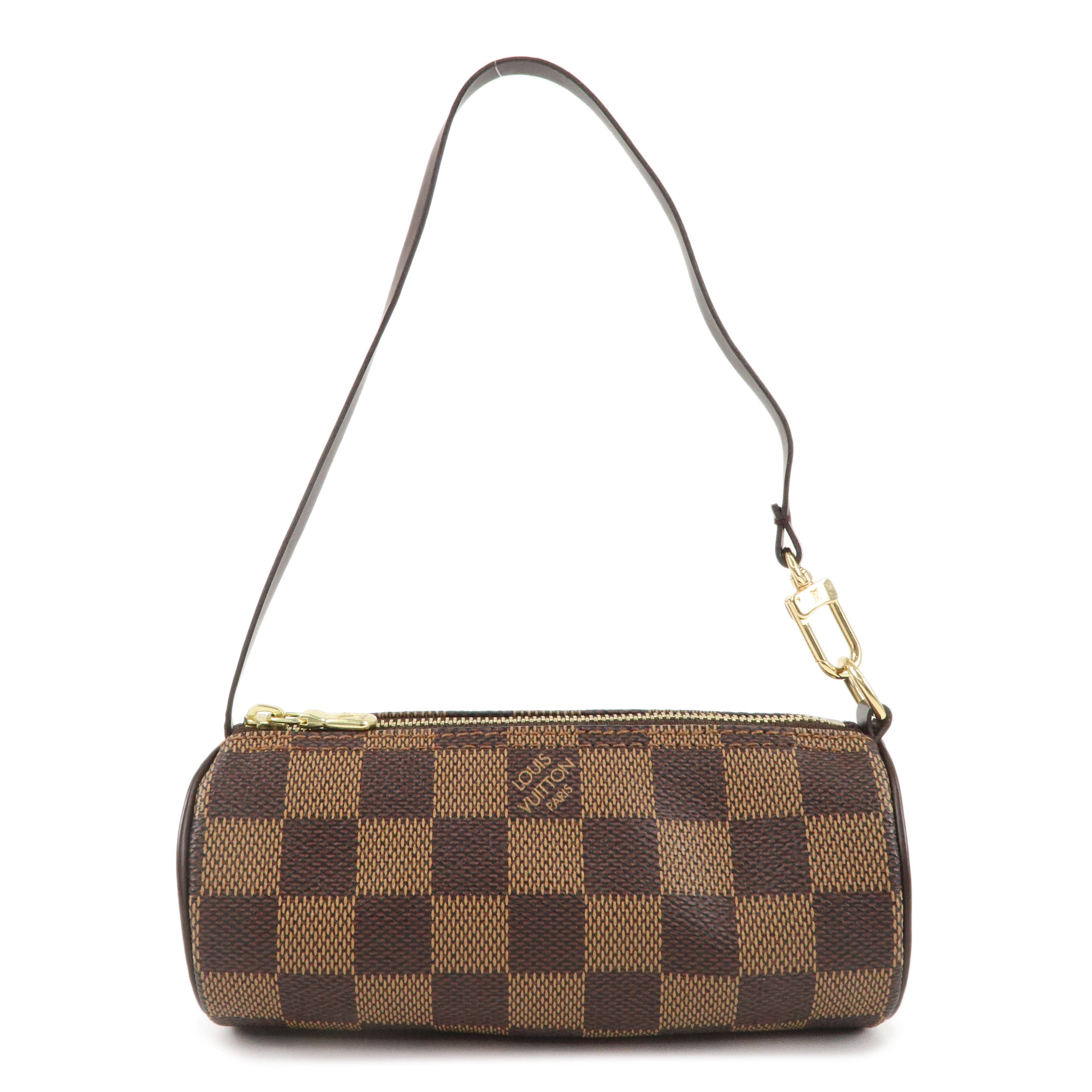 Louis Vuitton Damier Mini Pouch For Papillon Bag Brown