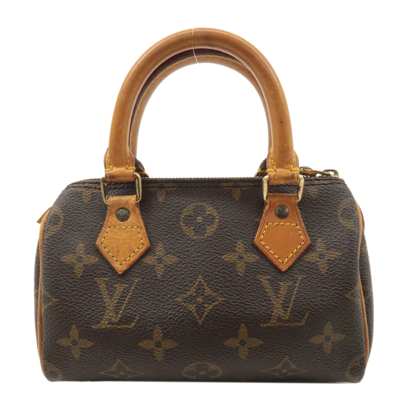 Louis Vuitton Monogram Mini Speedy Boston Bag Brown M41534