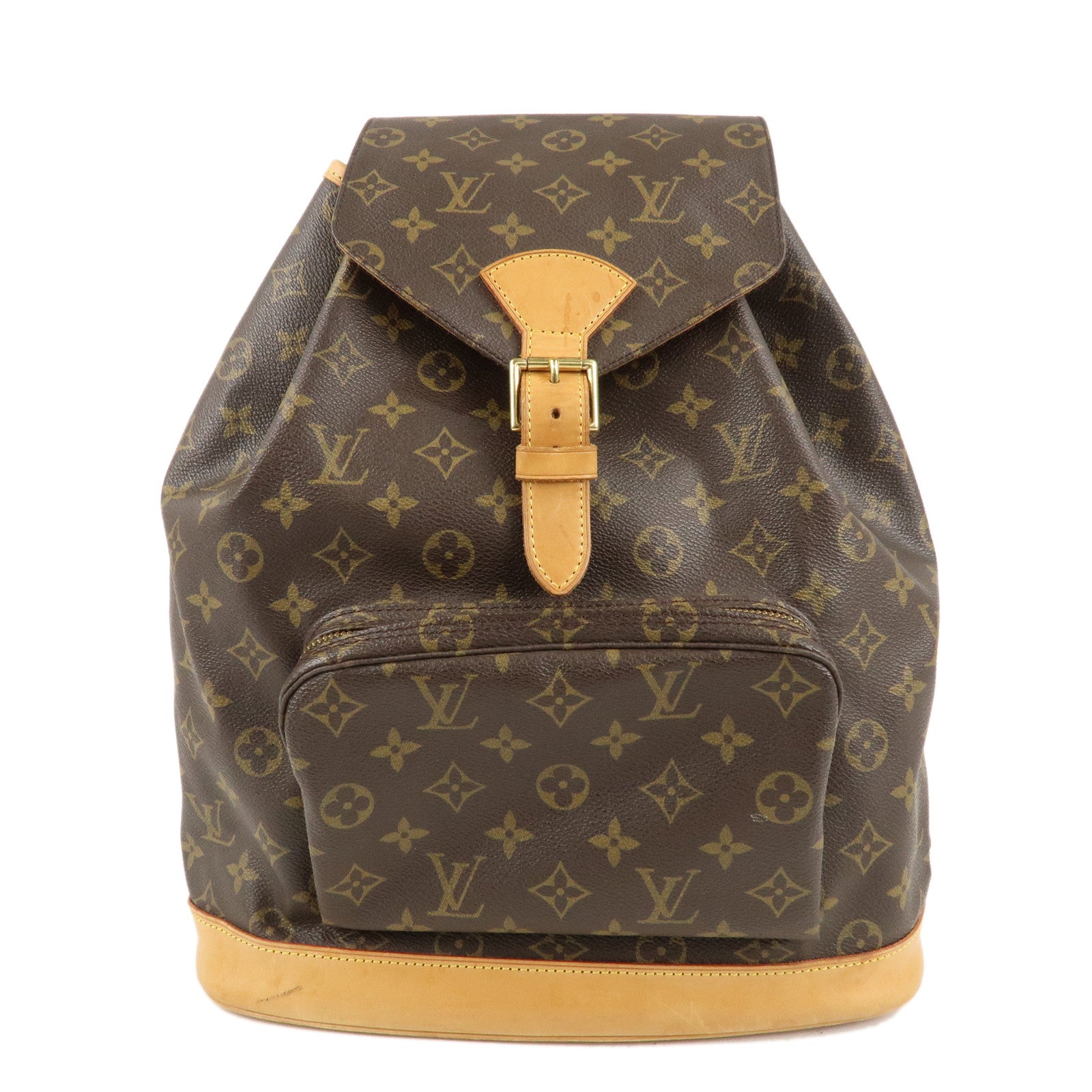 Louis-Vuitton-Monogram-Montsouris-GM-Back-Pack-Brown-M51135