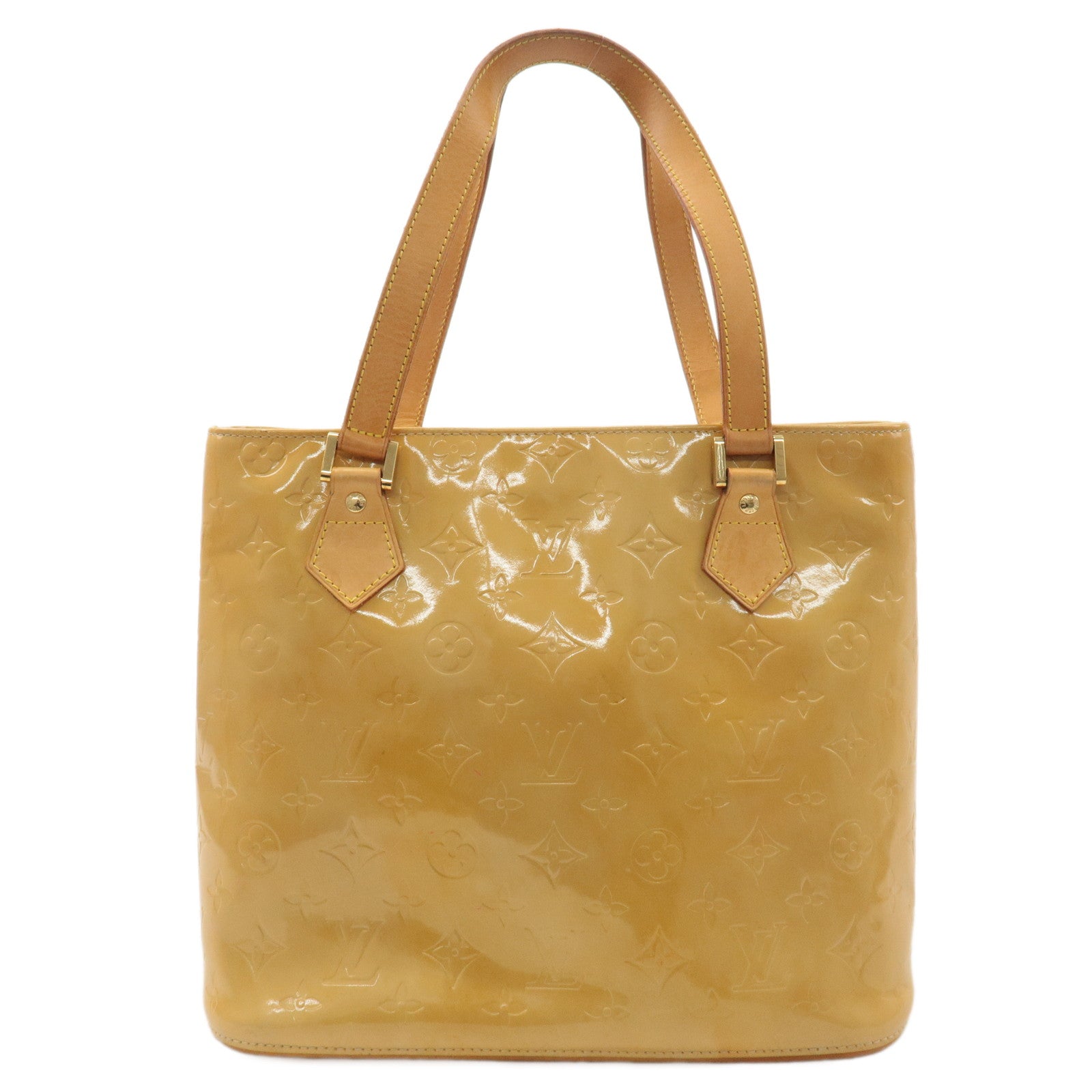 Louis-Vuitton-Monogram-Vernis-Houston-Tote-Bag-Beige-M91004