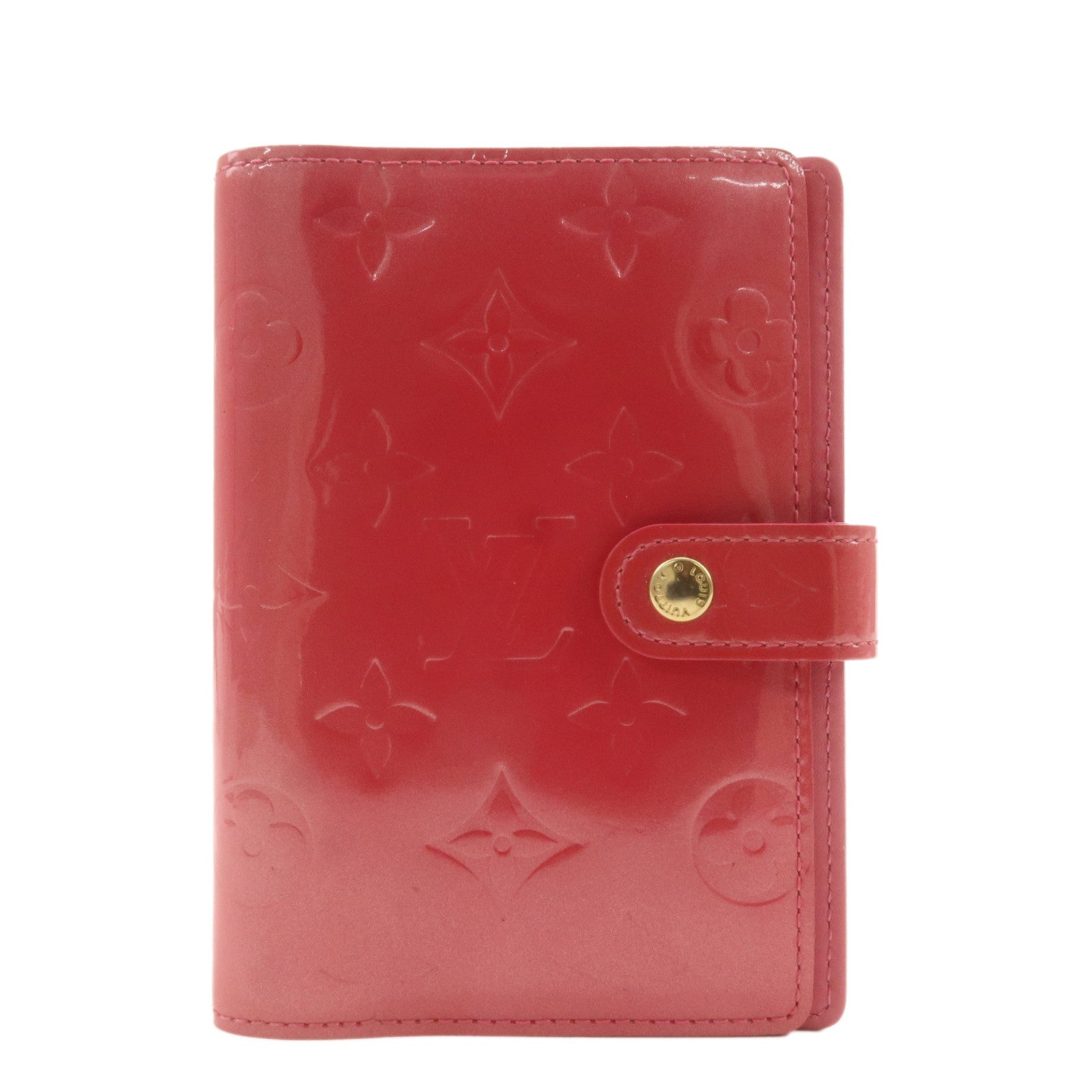 Louis Vuitton Monogram Vernis Agenda PM Planner Cover R2101F