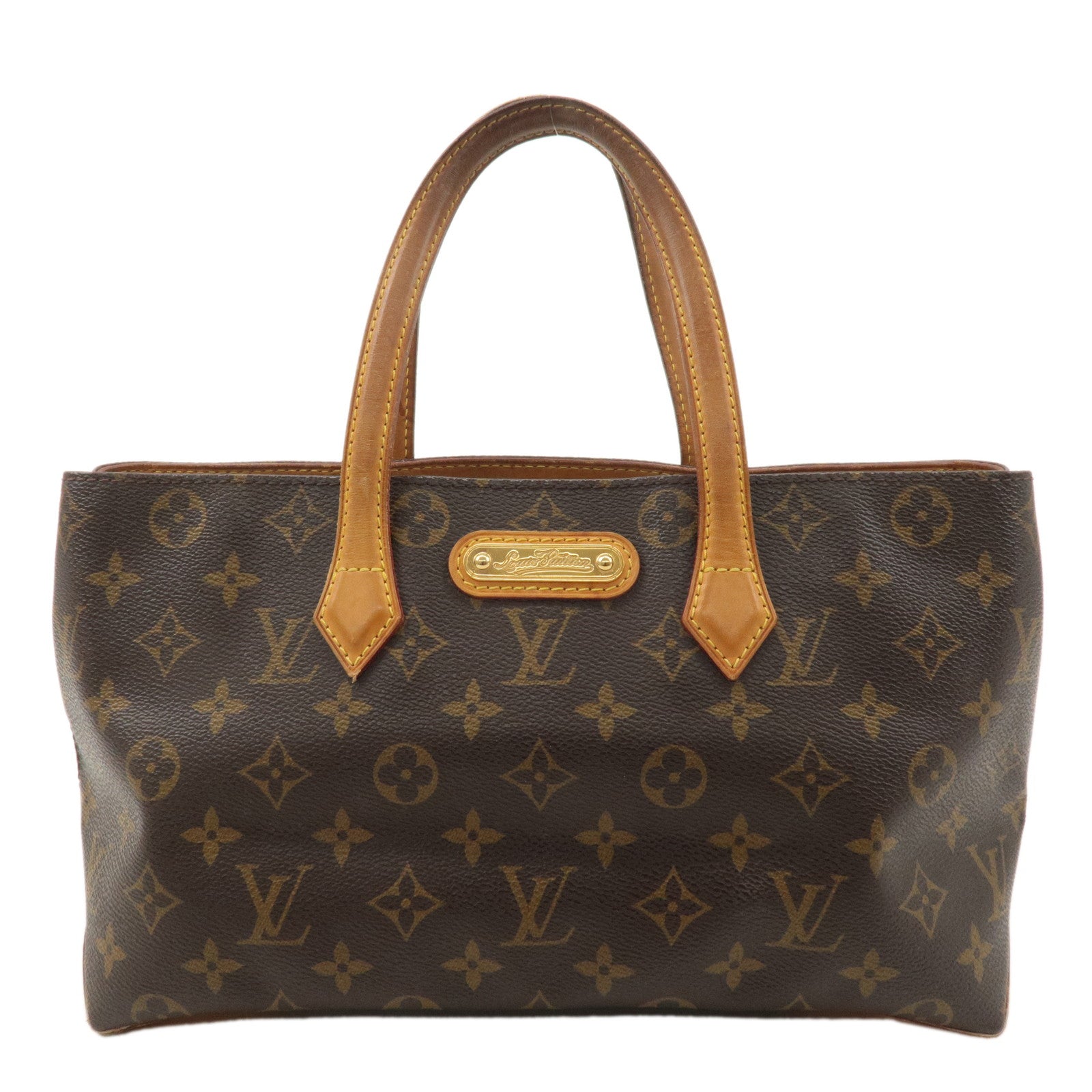 Louis Vuitton Monogram Wilshire PM Hand Bag Tote Bag M45643