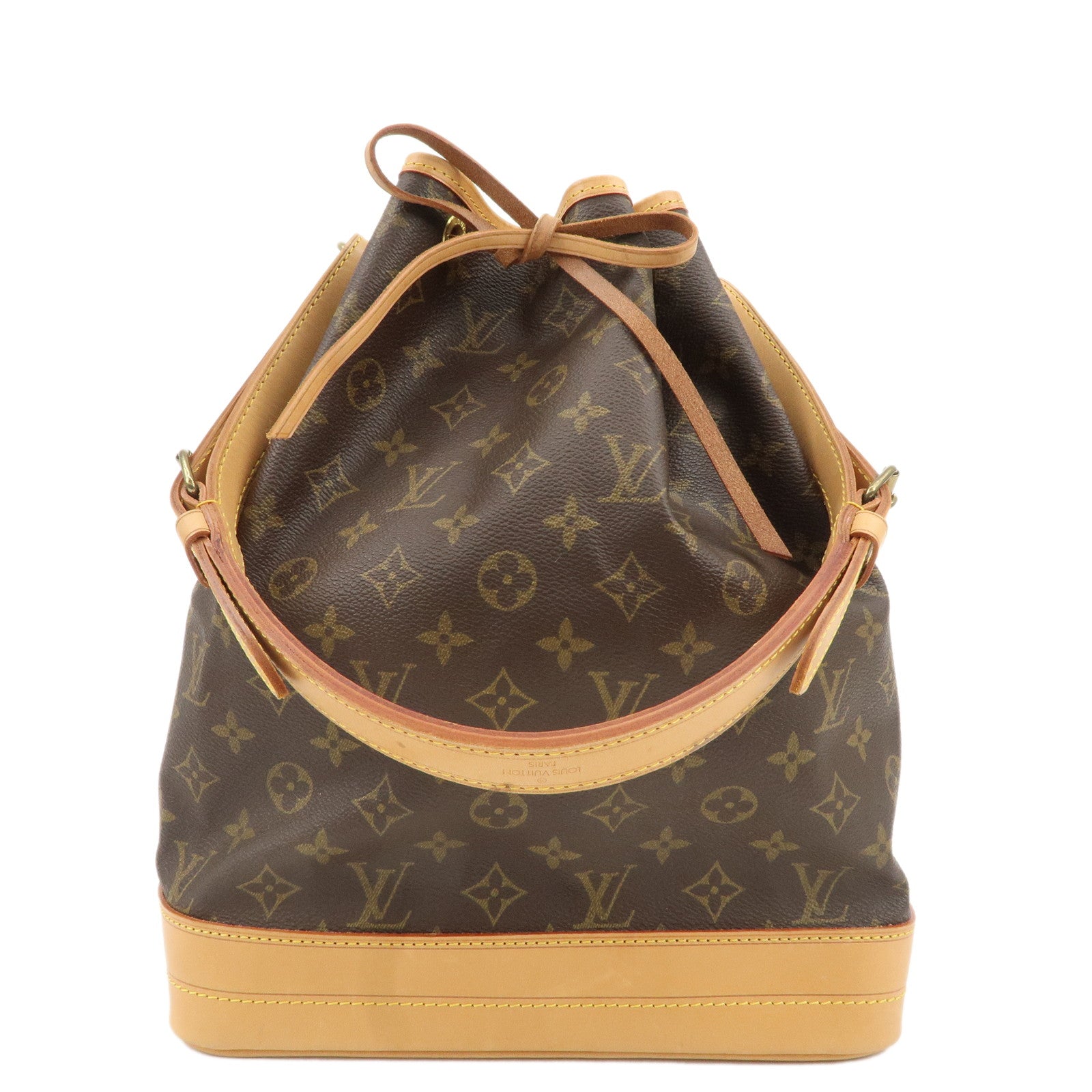 Louis-Vuitton-Monogram-Noe-Shoulder-Bag-Hand-Bag-Brown-M42224