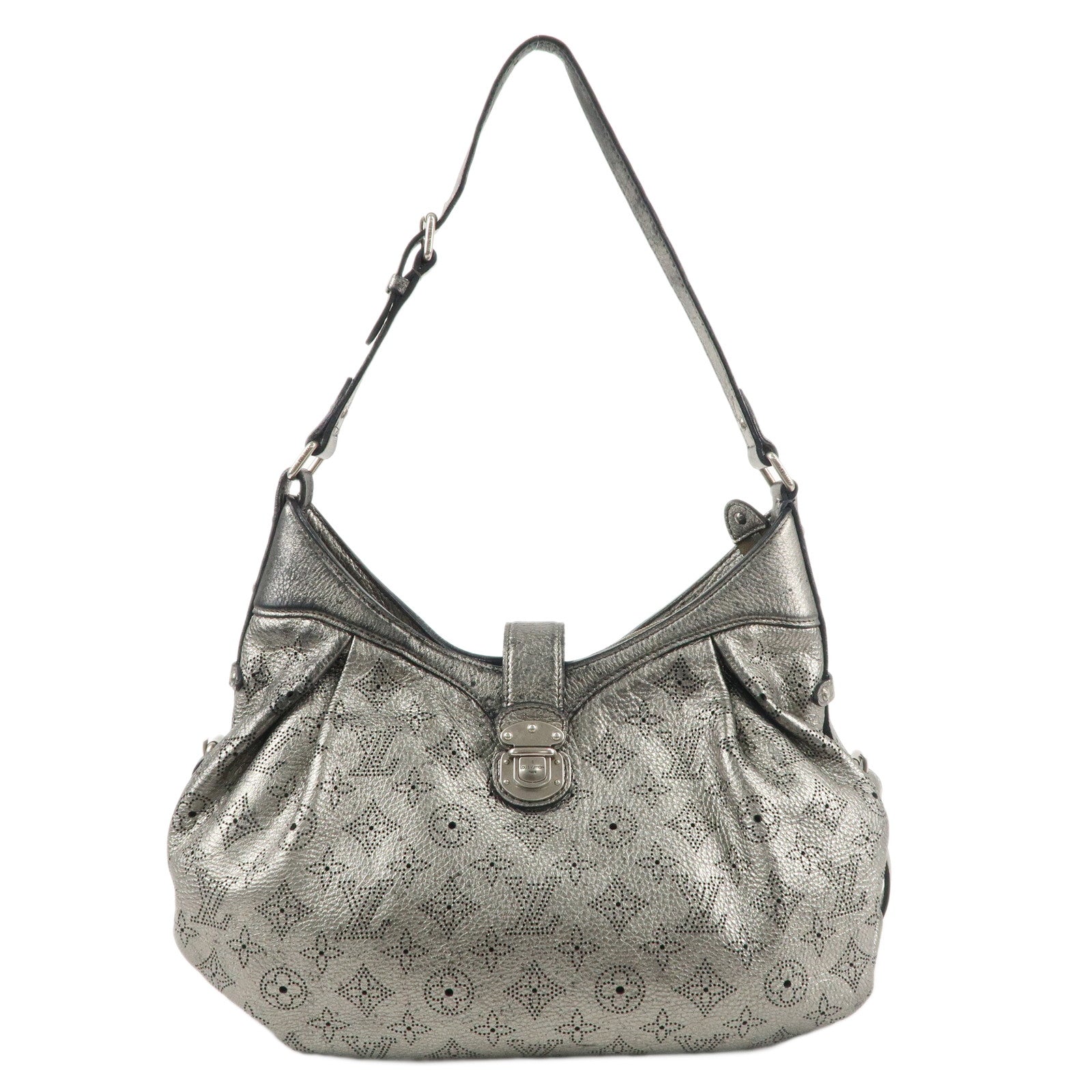 Louis Vuitton Monogram Mahina XS Shoulder Bag Argent M95718