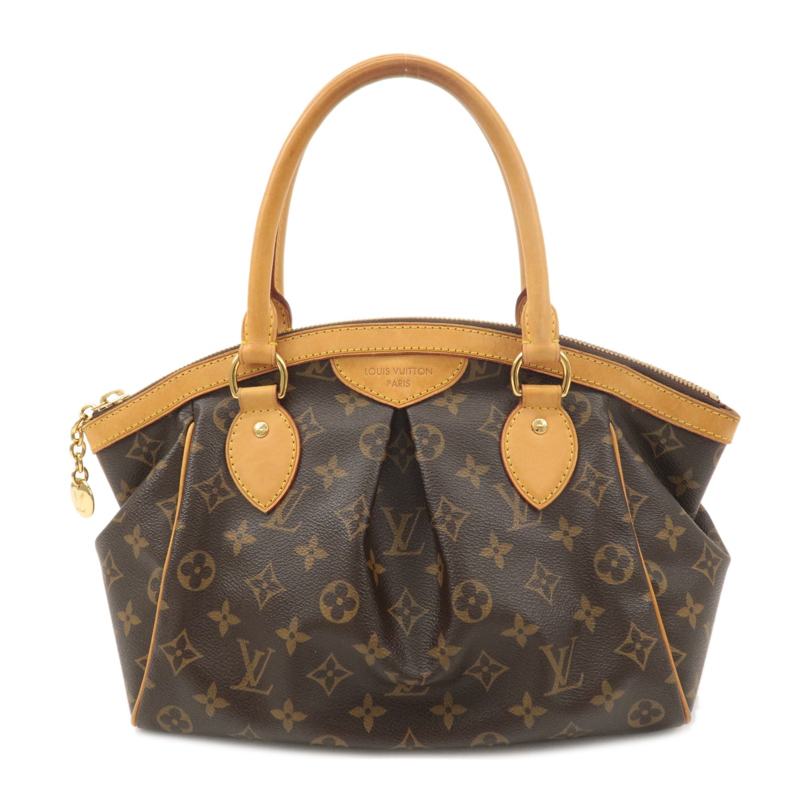 Louis Vuitton Monogram Tivoli PM Hand Bag Brown M40143