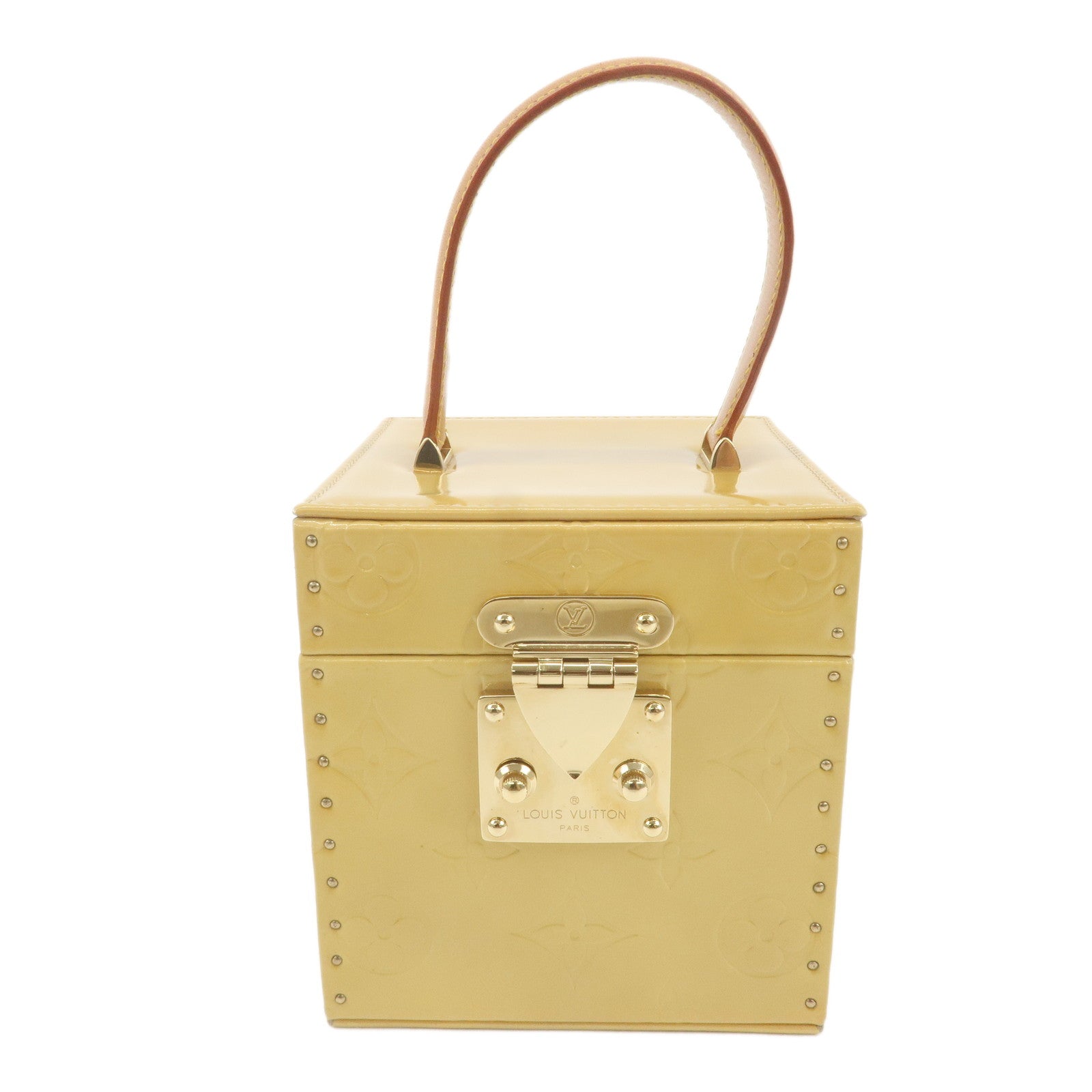 Louis Vuitton Monogram Verni Breaker Vanity Bag Beige M91002