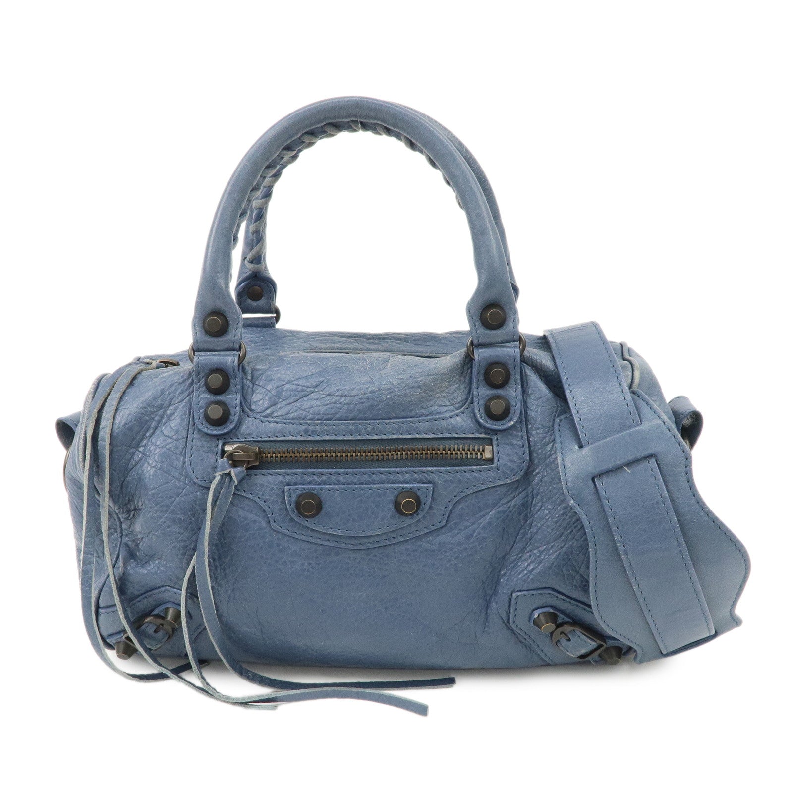 BALENCIAGA-Classic-Mini-Twiggy-Leather-2Way-Bag-Blue-327103