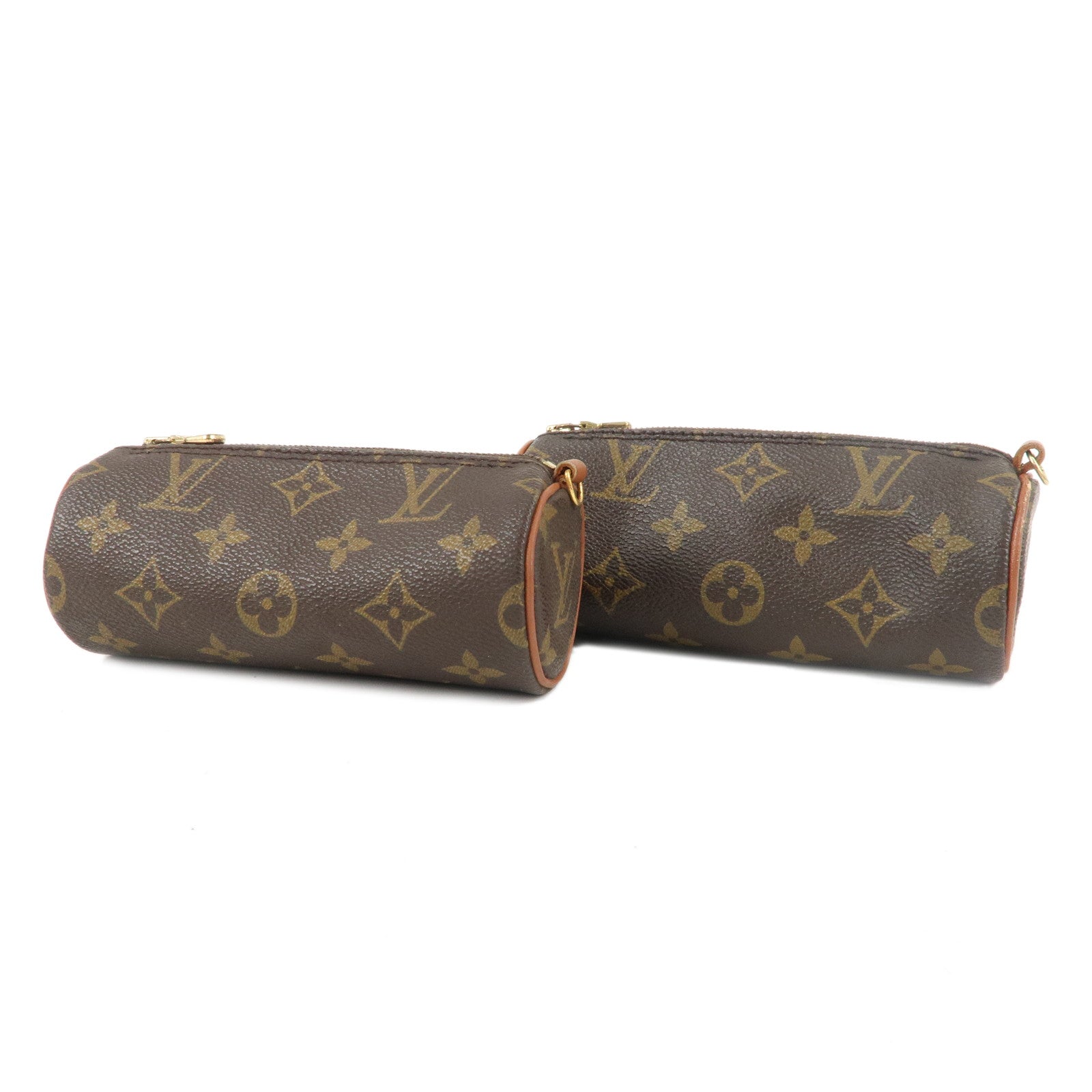 Louis-Vuitton-Monogram-Set-of-2-Papillon-Pouch-Old-Model