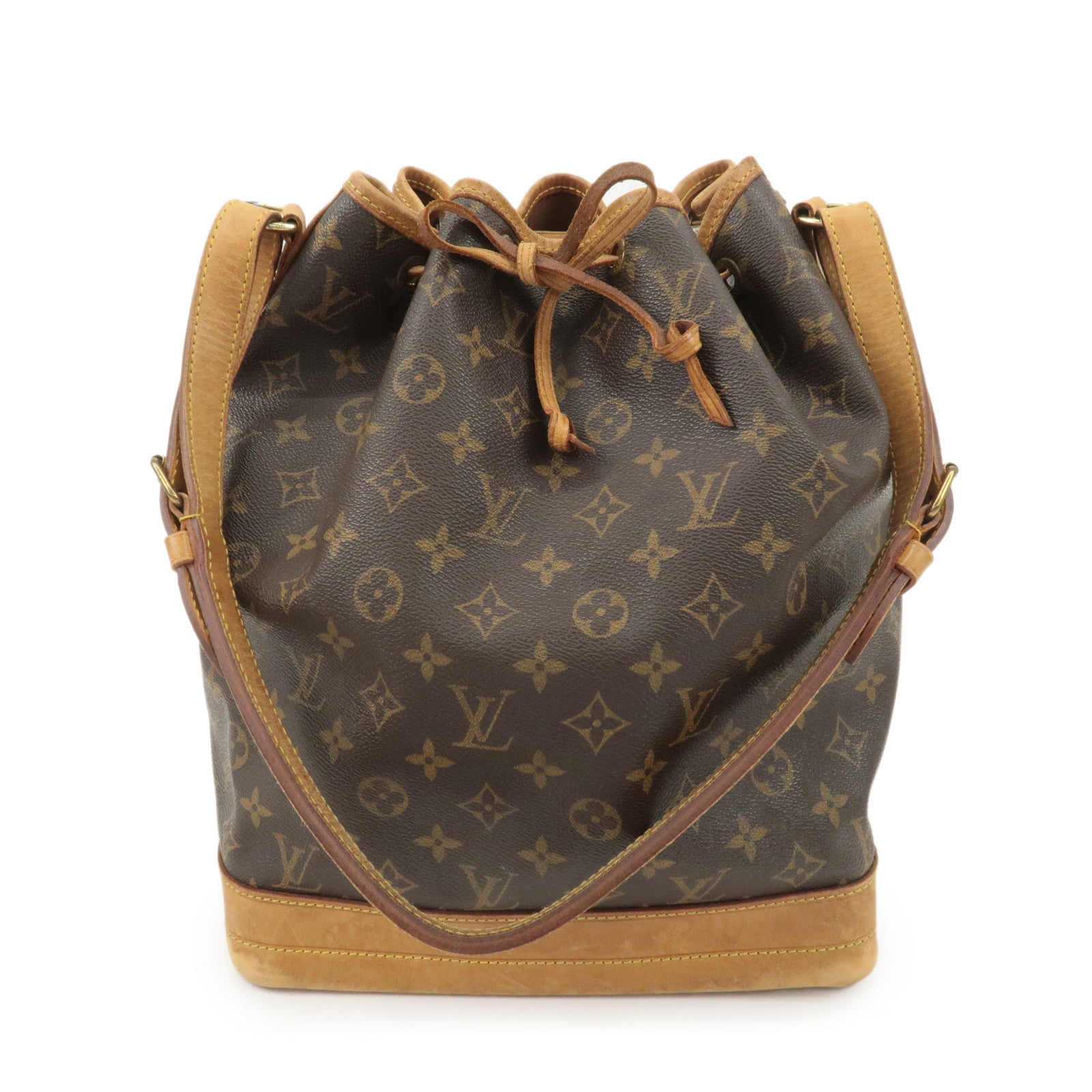 Louis-Vuitton-Monogram-Noe-Shoulder-Bag-Hand-Bag-Brown-M42224