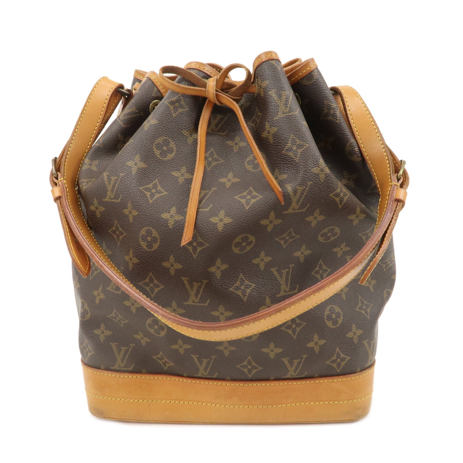 Louis-Vuitton-Monogram-Noe-Shoulder-Bag-Hand-Bag-Brown-M42224