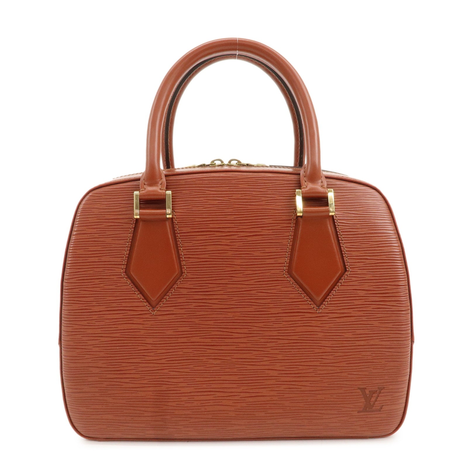 Louis-Vuitton-Epi-Sablon-Hand-Bag-Kenya-Brown-M52043