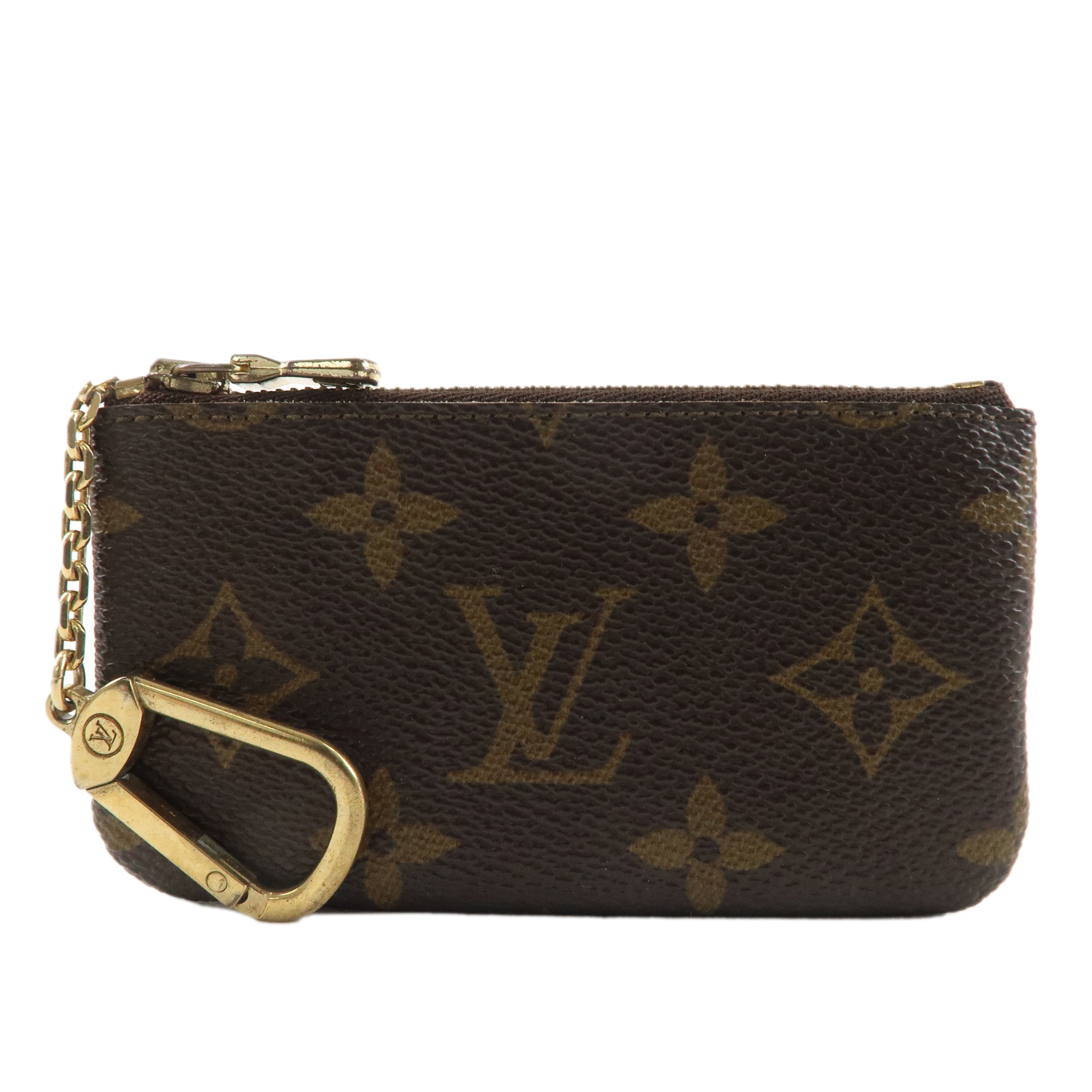 Louis Vuitton Monogram Pochette Cles Coin Case Key Case M62650