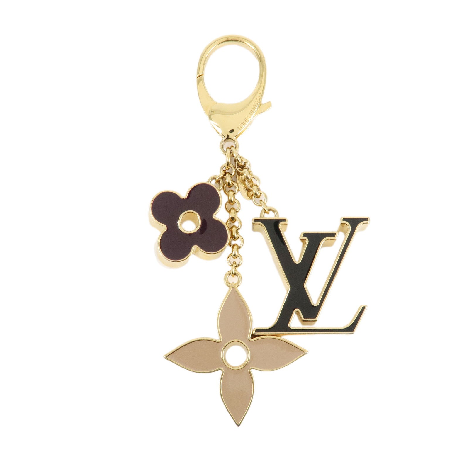 Louis-Vuitton-Fleur-de-Monogram-Key-Chain-Bag-Charm-M67119