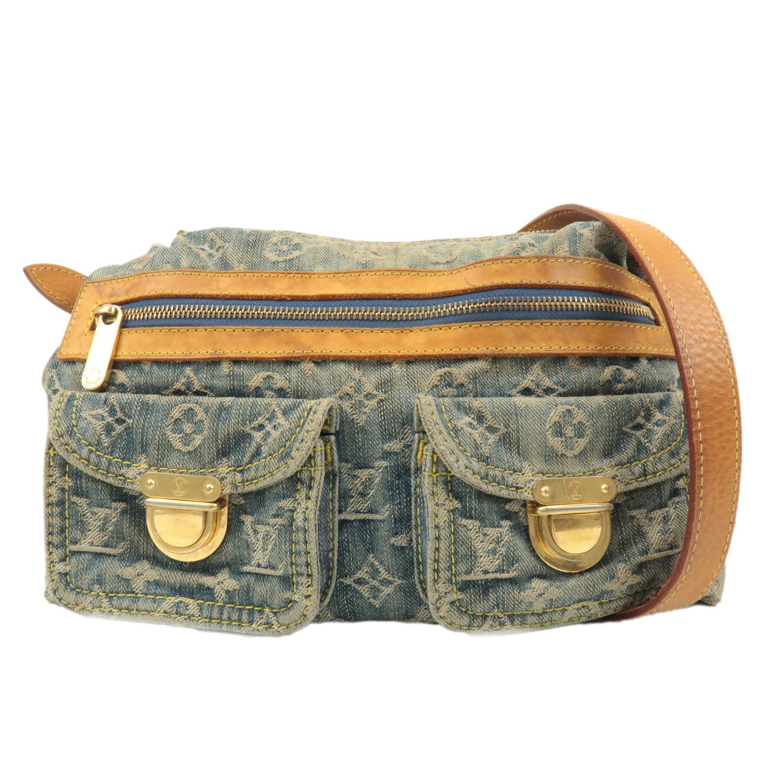 Louis-Vuitton-Monogram-Denim-Baggy-PM-2Way-Shoulder-Bag-M95049