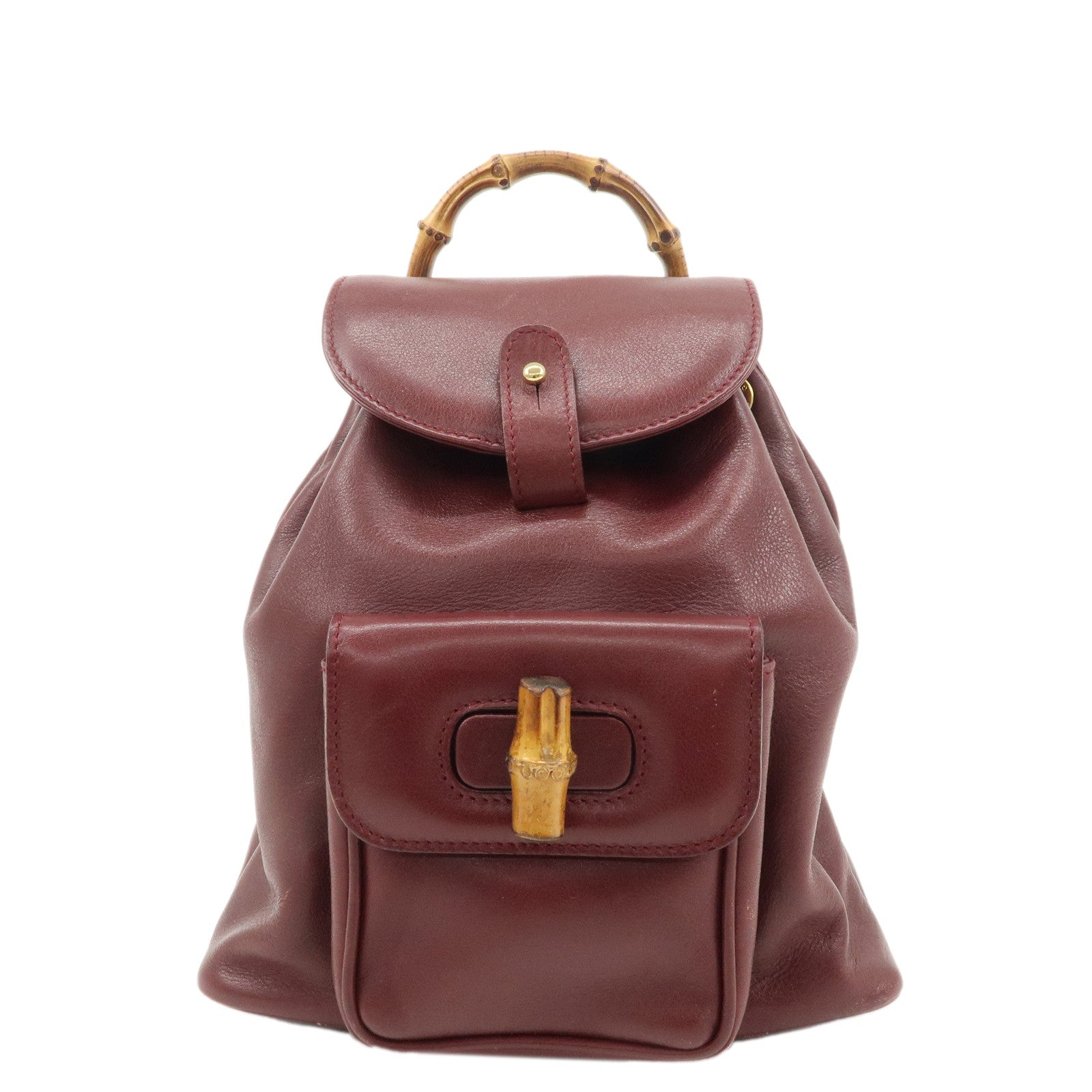 GUCCI-Bamboo-Leather-Mini-Ruck-Sack-Back-Pack-003.2058.0030.0