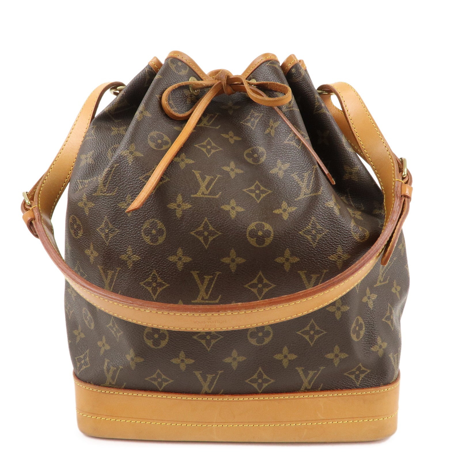 Louis-Vuitton-Monogram-Noe-Shoulder-Bag-Hand-Bag-Brown-M42224