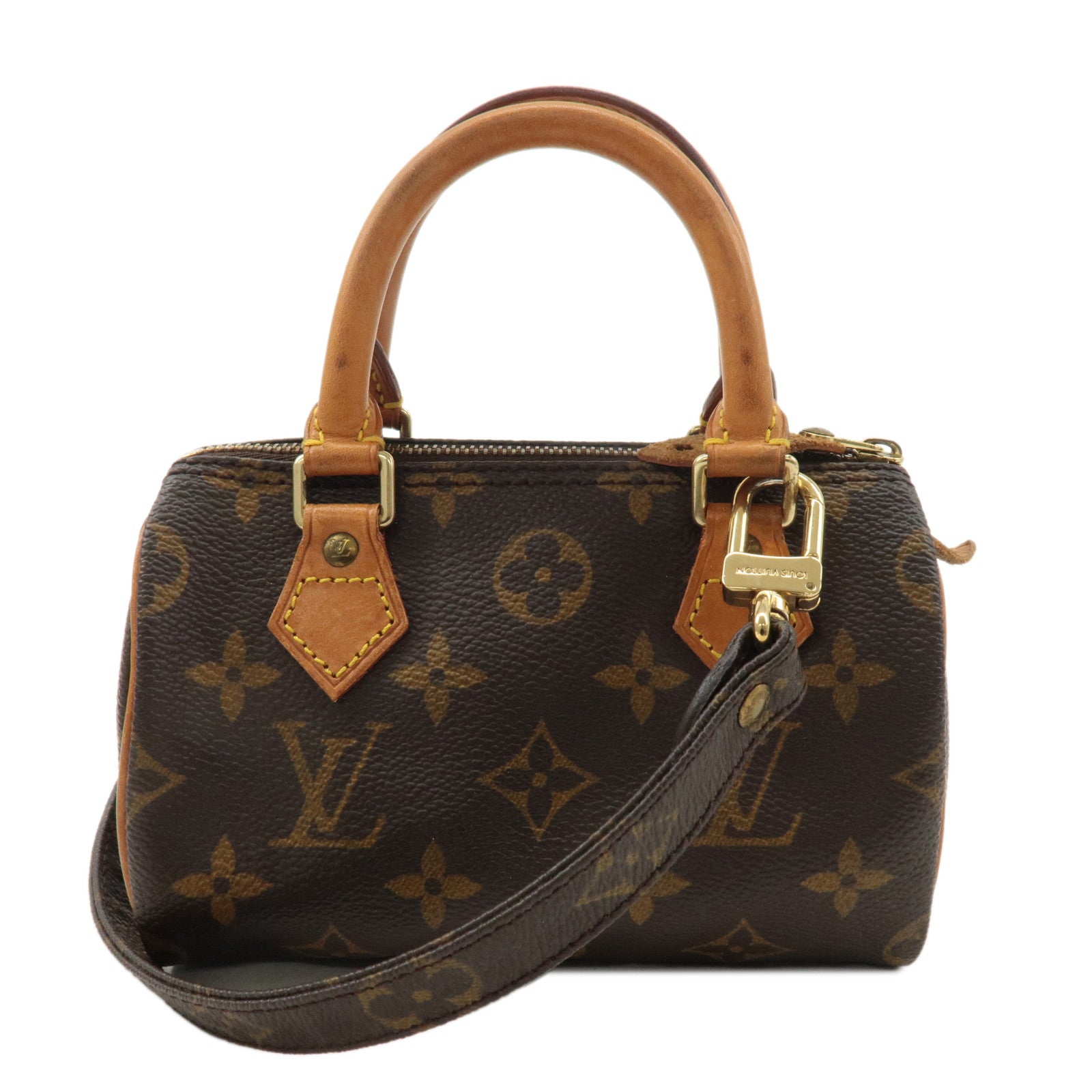 Louis Vuitton Monogram Mini Speedy 
Strap M41534 J75010