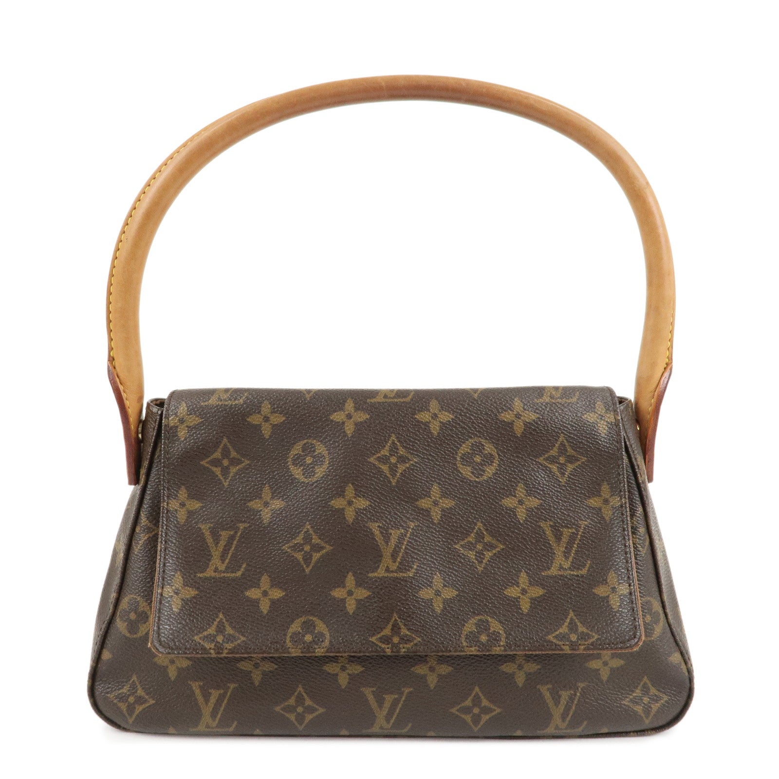 Louis-Vuitton-Monogram-Mini-Looping-Shoulder-Bag-Hand-Bag-M51147