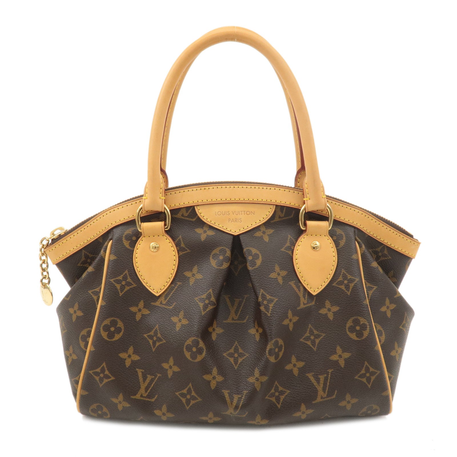 Louis Vuitton Monogram Tivoli PM Hand Bag Brown M40143