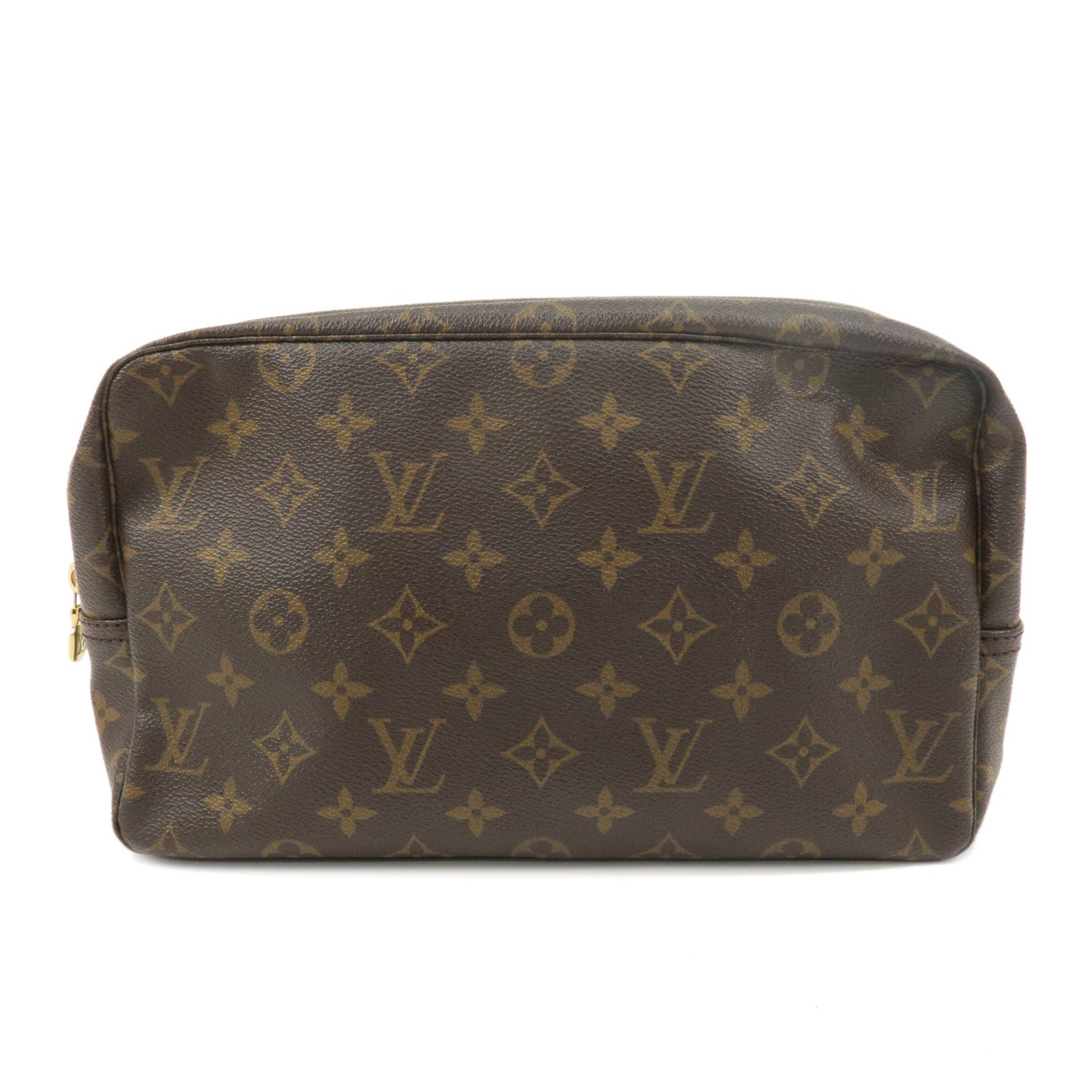 Louis Vuitton Monogram Trousse Toilette 28 Pouch Brown M47522