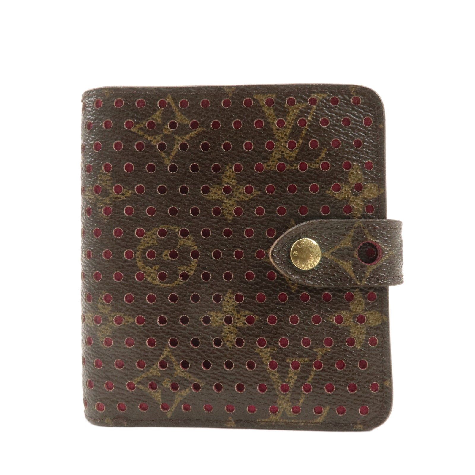 Louis-Vuitton-Monogram-Perfor-Compact-Zip-Wallet-Fuchsia-M95188