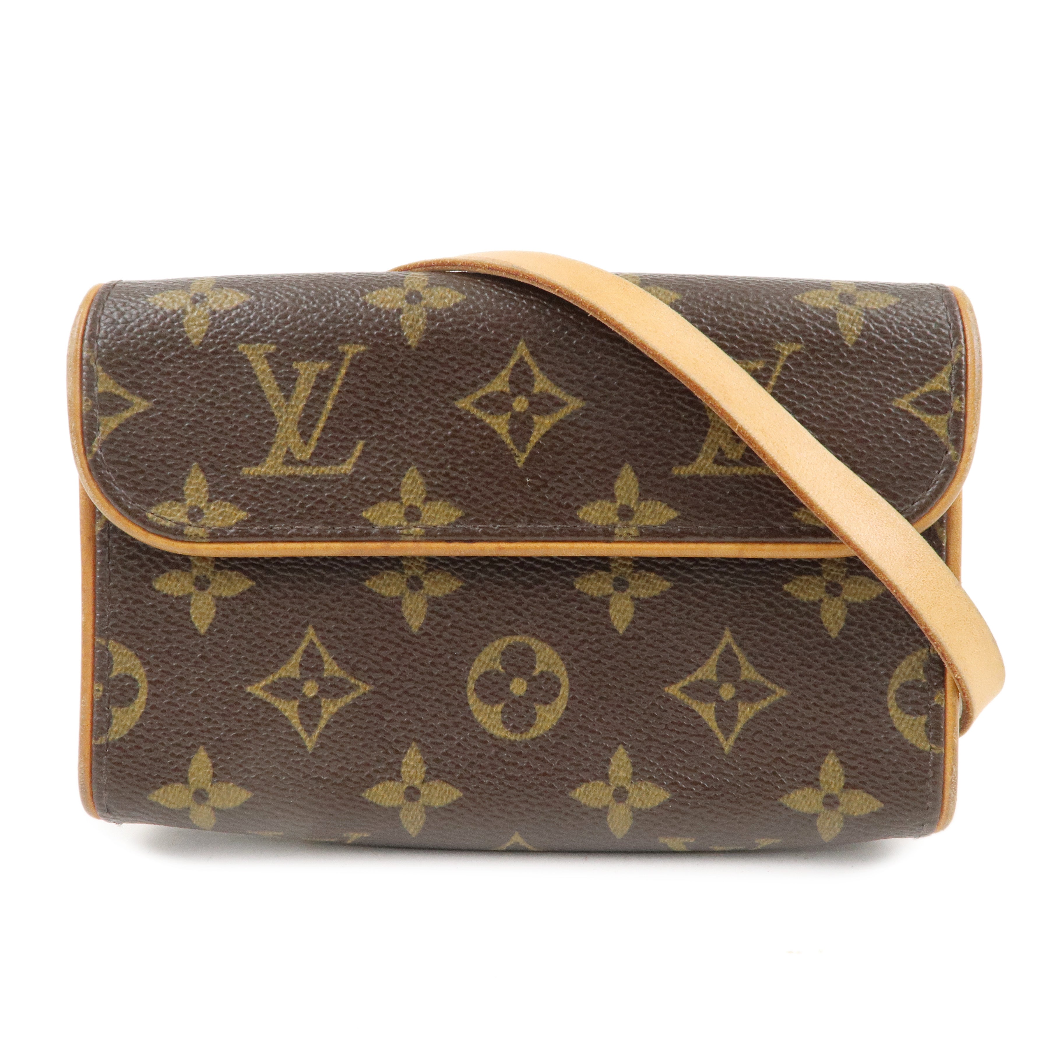 Louis Vuitton Monogram Pochette Florentine WaistBag Belt XS M51855