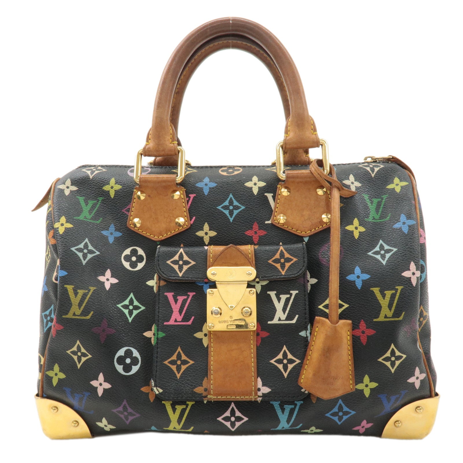 Louis-Vuitton-Monogram-Multi-Color-Speedy-30-Hand-Bag-M92642