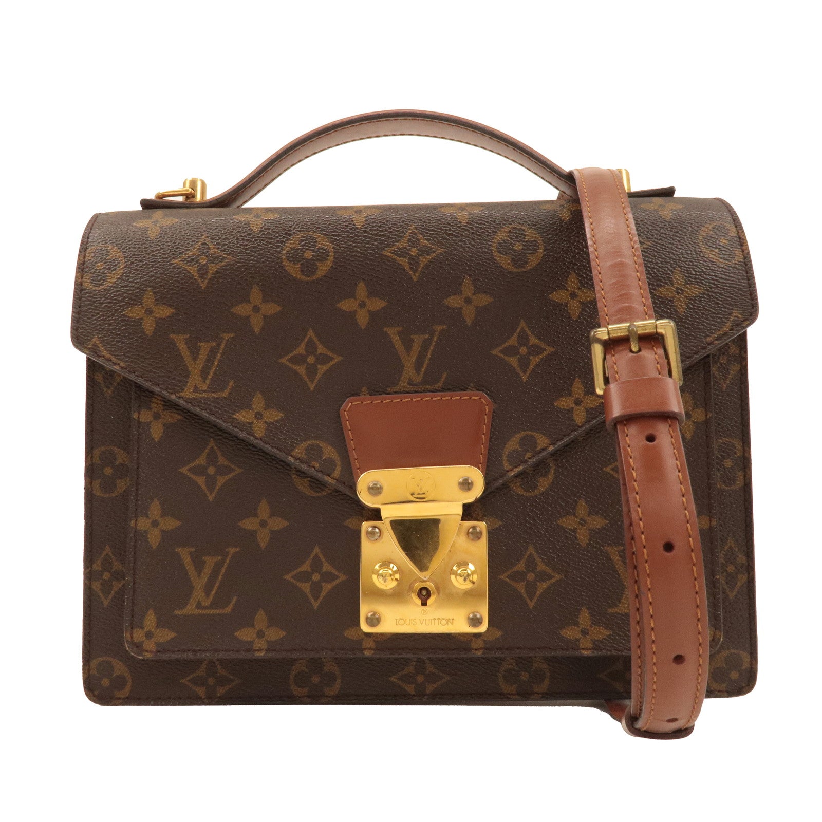 Louis-Vuitton-Monogram-Monceau-26-2-Way-Bag-Shoulder-Bag-M51187-