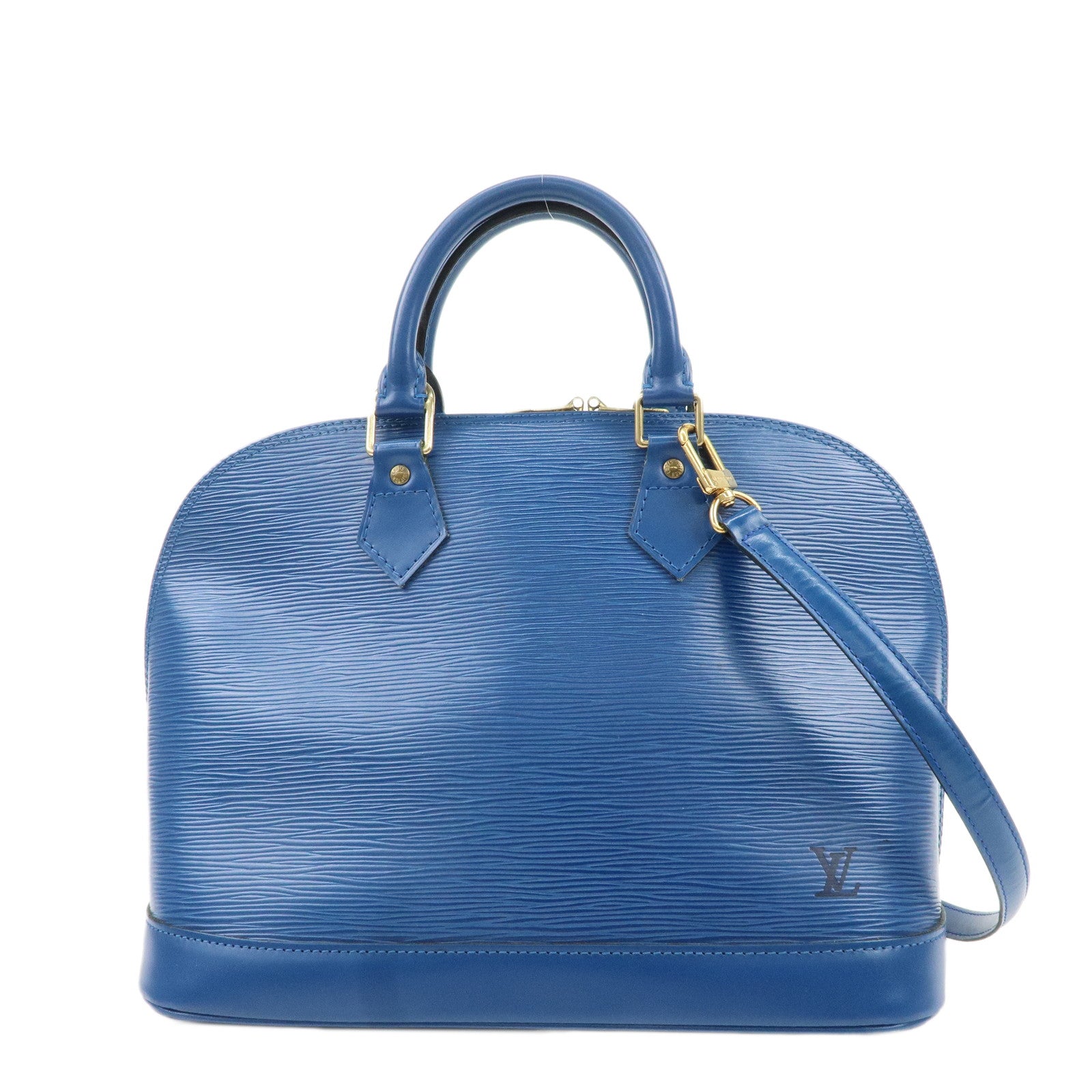 Louis-Vuitton-Epi-Alma-Hand-Bag-Shoulder-Bag-Toledo-Blue-M52145